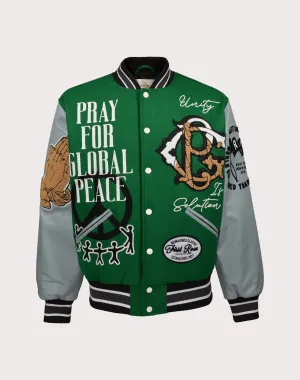 First Row Global Peace Varsity Jacket