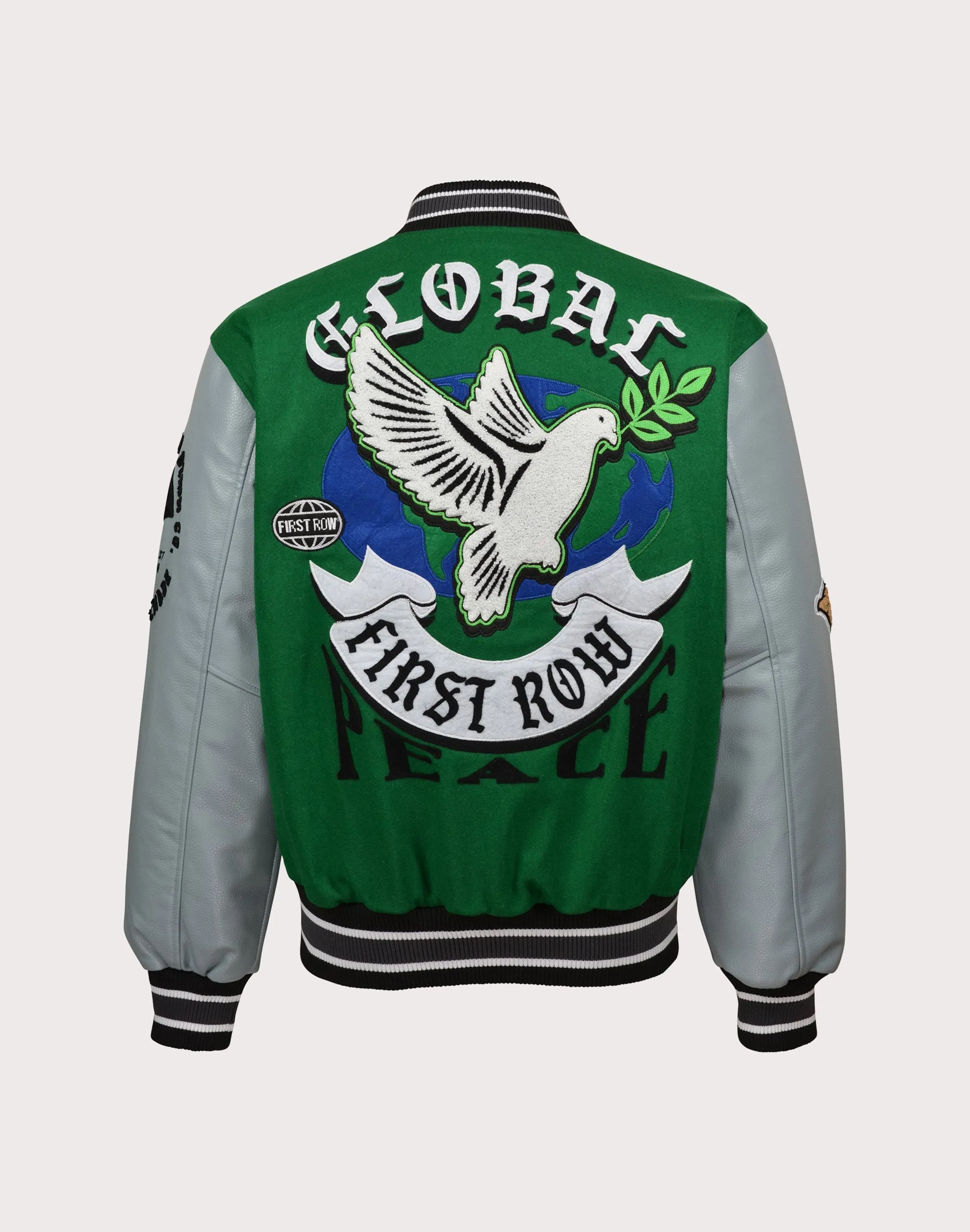 First Row Global Peace Varsity Jacket