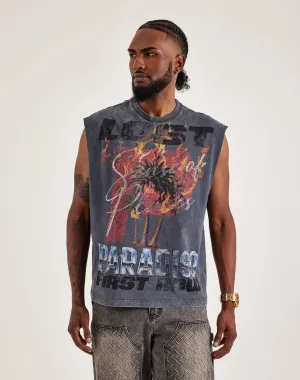 First Row Lost Sleeveless Tee