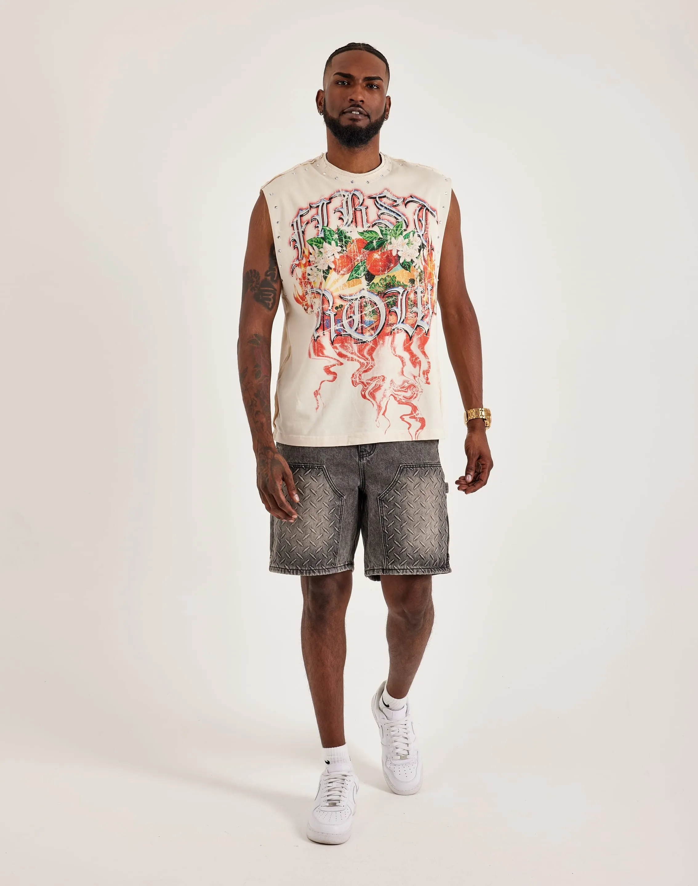 First Row Sleeveless Tee