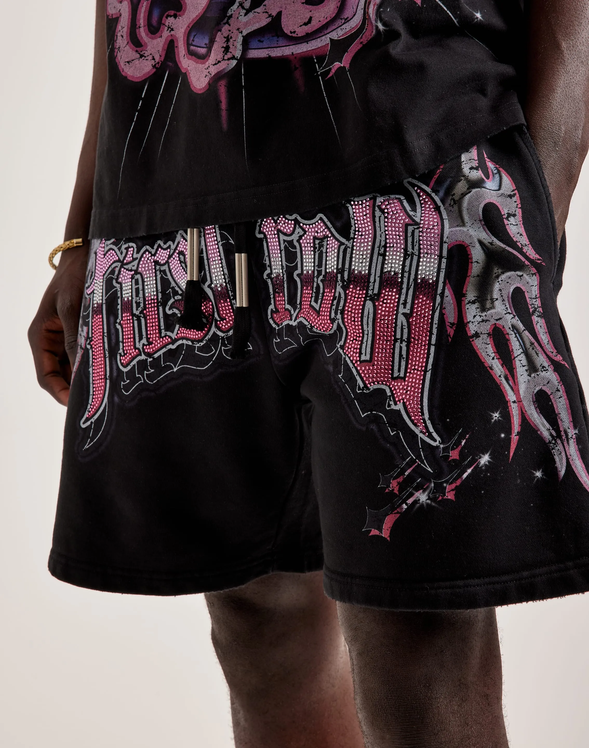 First Row Take Me French Terry Shorts