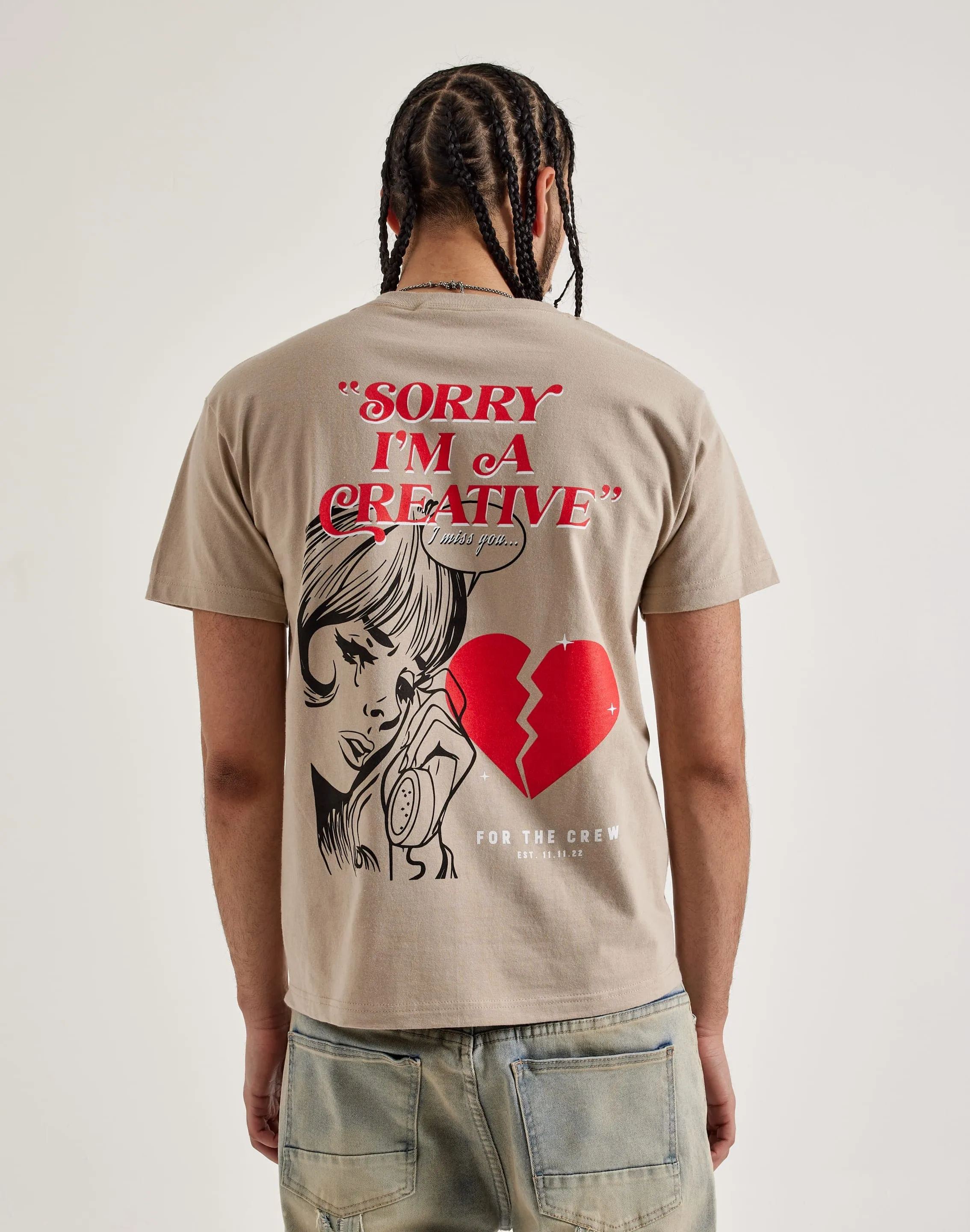 For The Crew Sorry I'm A Creative Tee