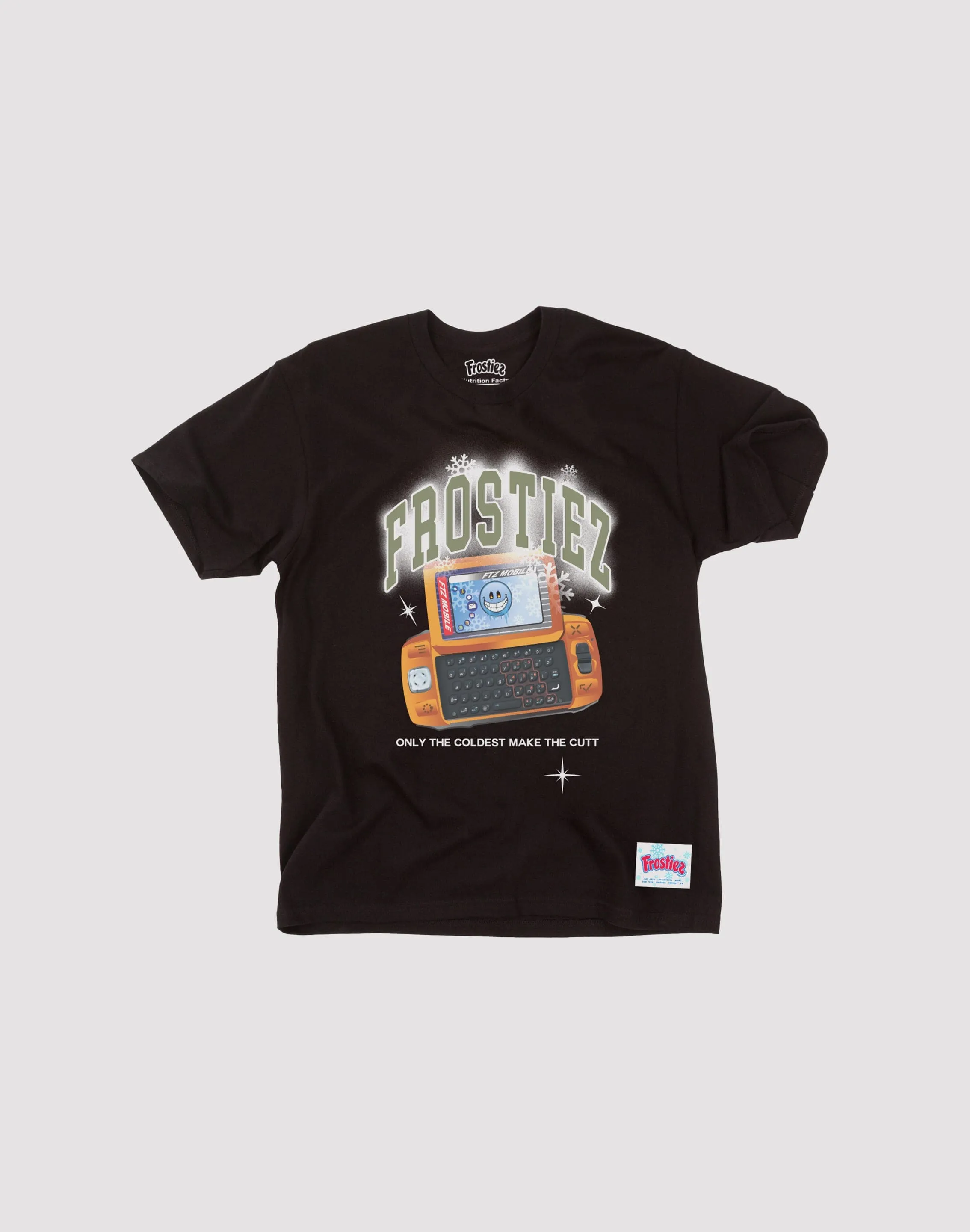 FROSTIEZ RP55 LLC Frostiez Hip Hop Black Tee