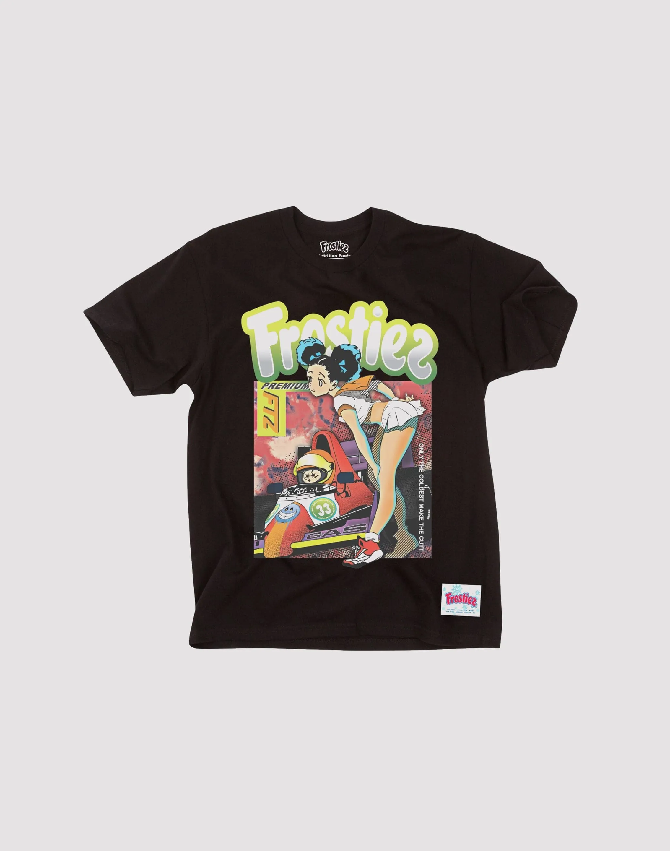 FROSTIEZ RP55 LLC Frostiez Racer Black Tee