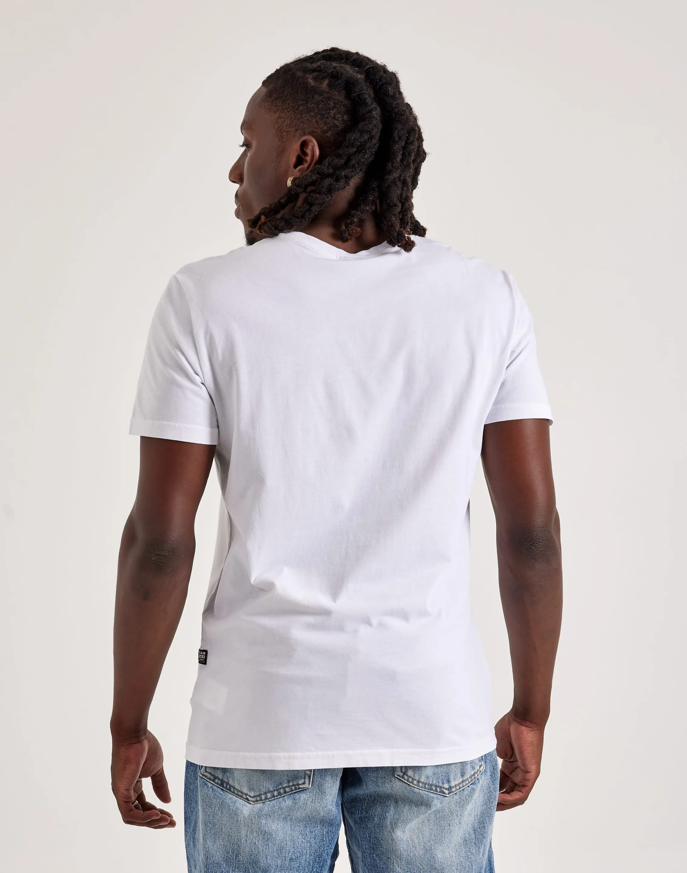 G-Star Faux Embroidery Logo Tee