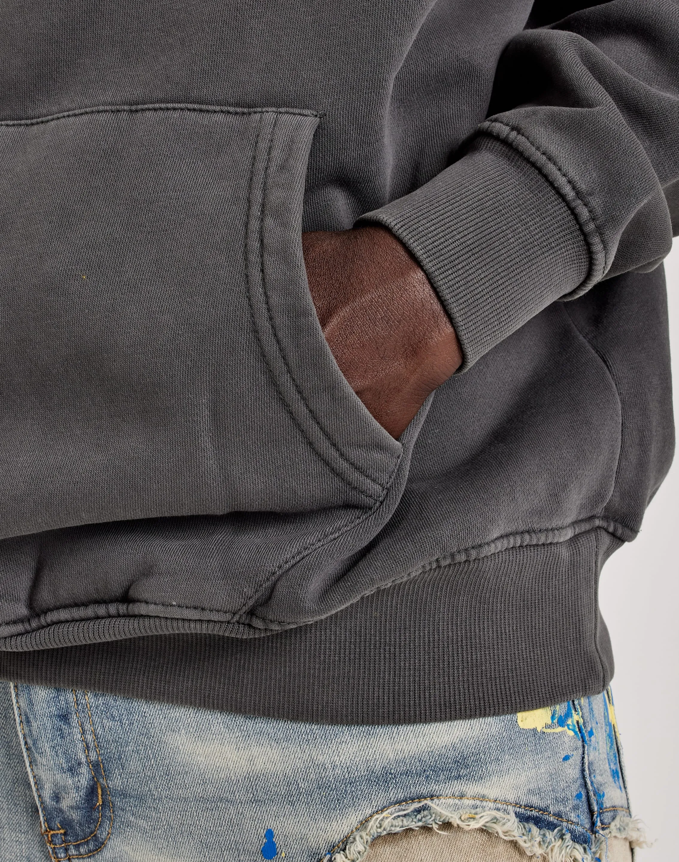 Gneiss Sun-Dried Wash Drop Shoulder Hoodie