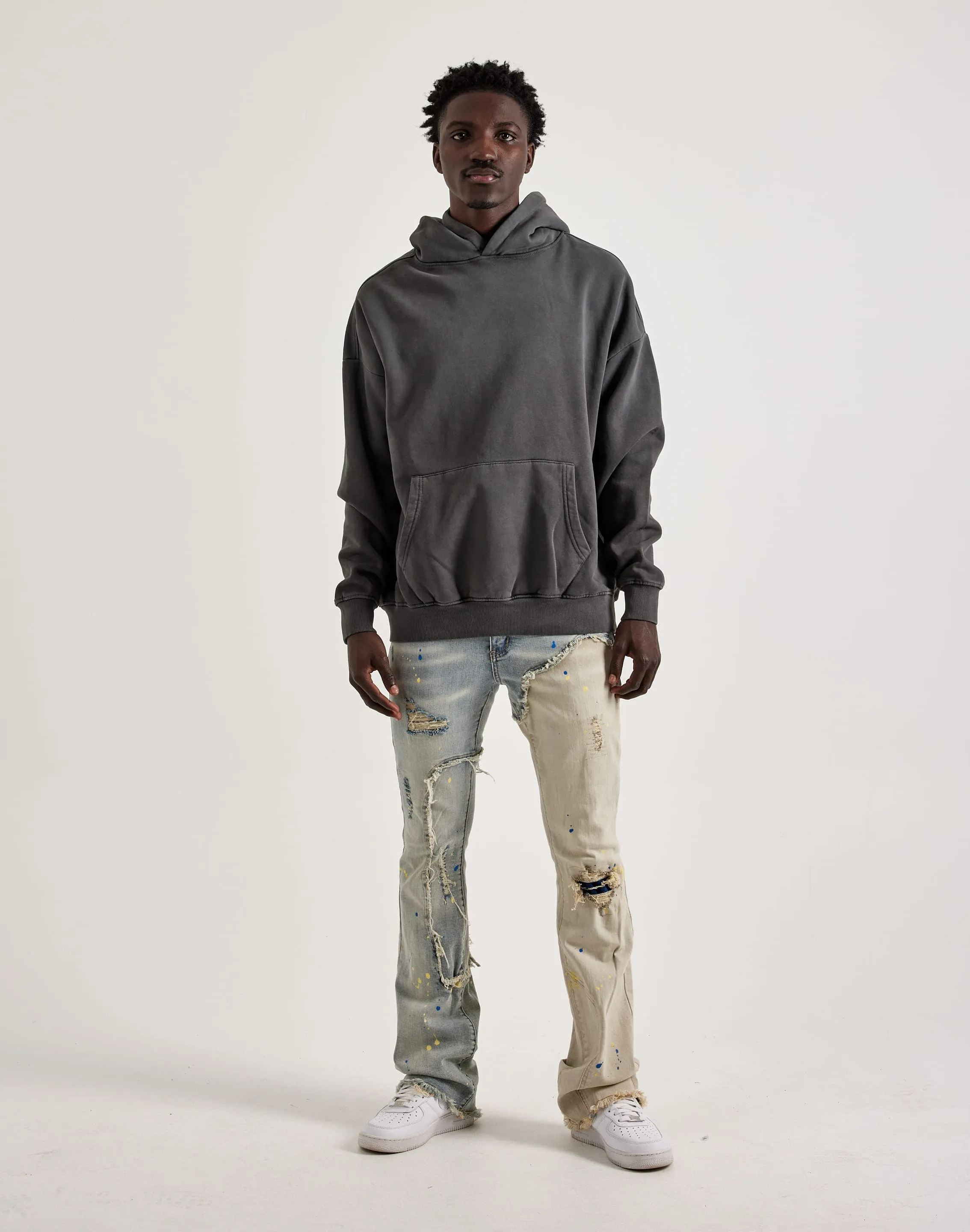 Gneiss Sun-Dried Wash Drop Shoulder Hoodie