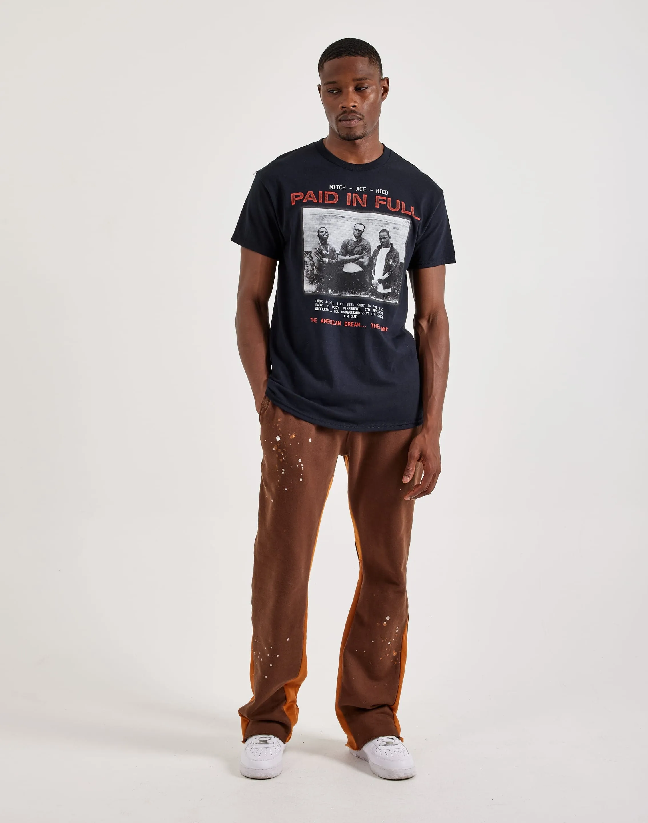 Goodie Two Sleeves Paid In Full Rico Tee