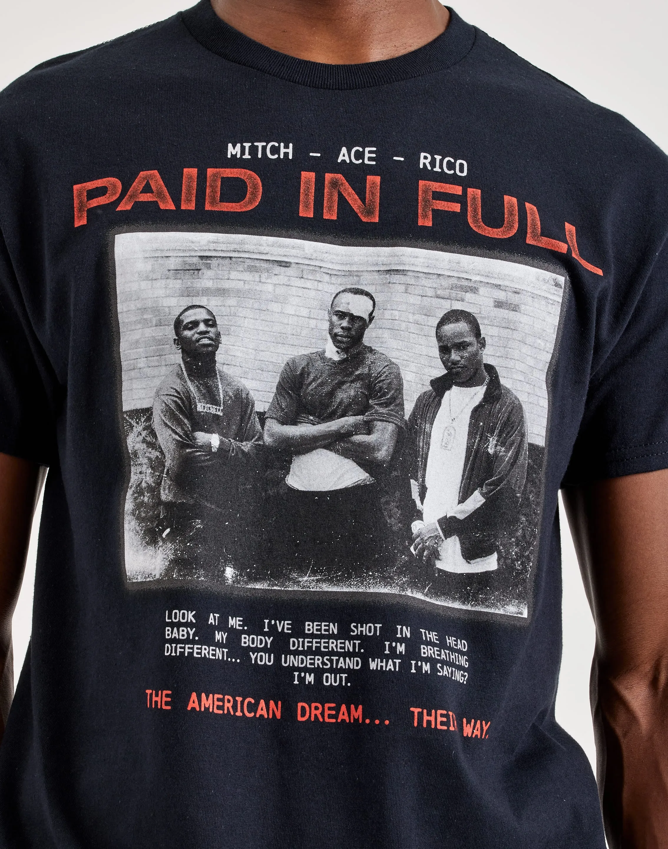 Goodie Two Sleeves Paid In Full Rico Tee