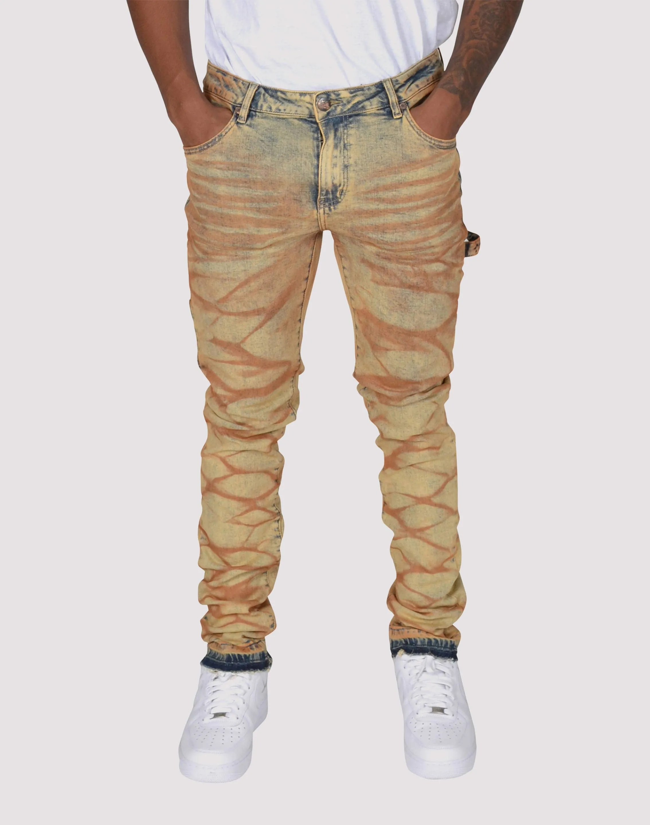 Grindhouse Acid Washed Slim Fit Denim Jeans