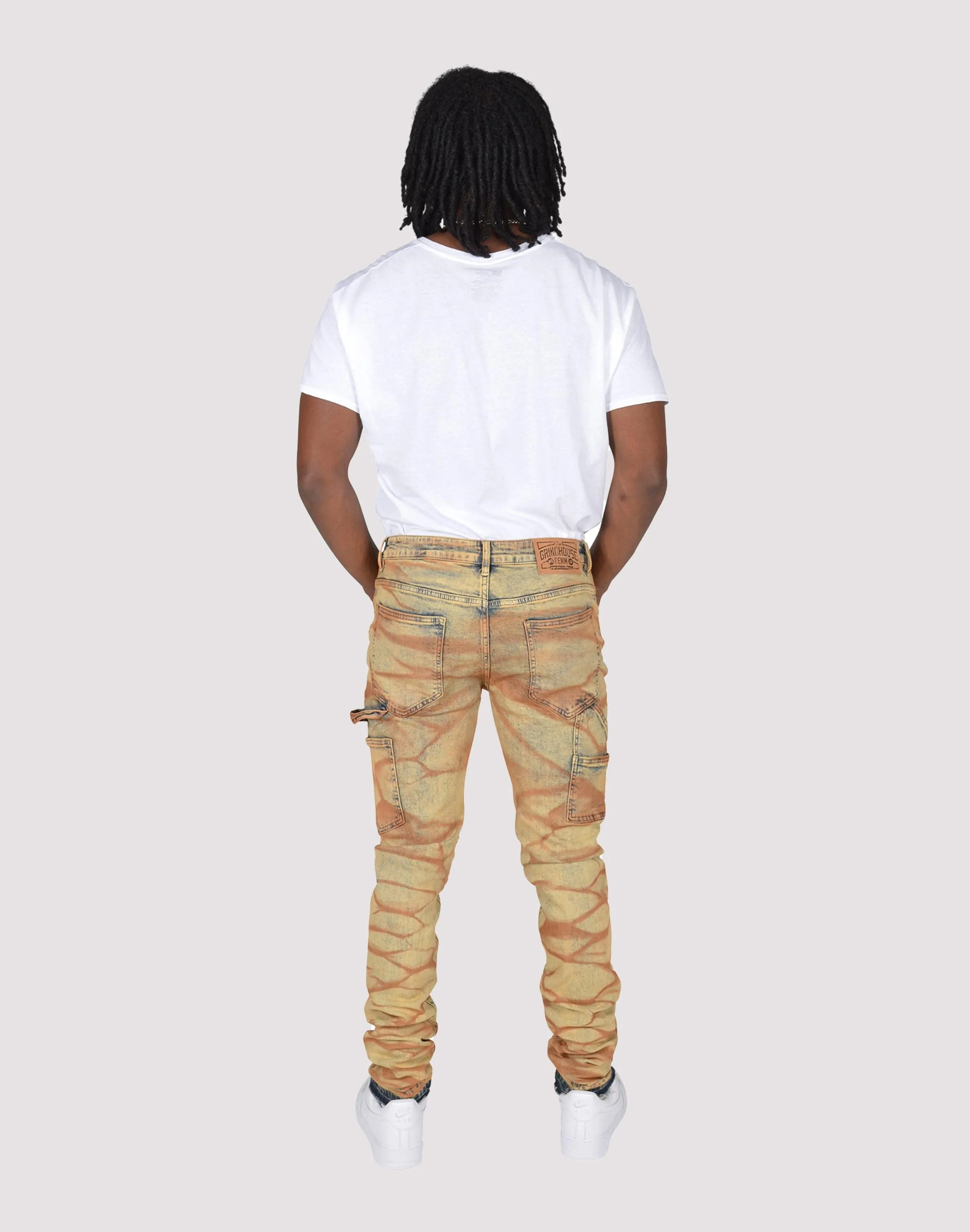Grindhouse Acid Washed Slim Fit Denim Jeans