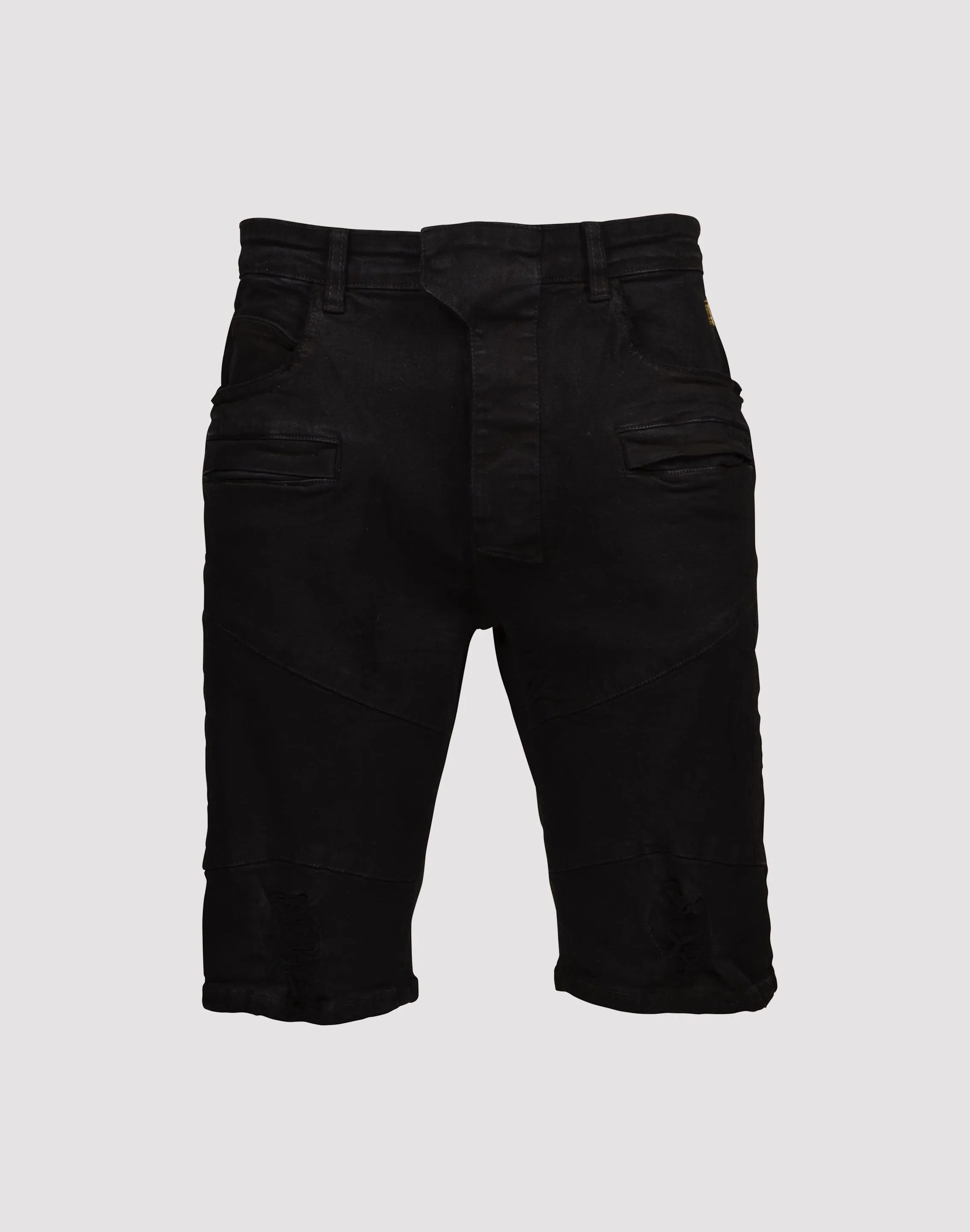 Grindhouse Angled Seam Denim Shorts