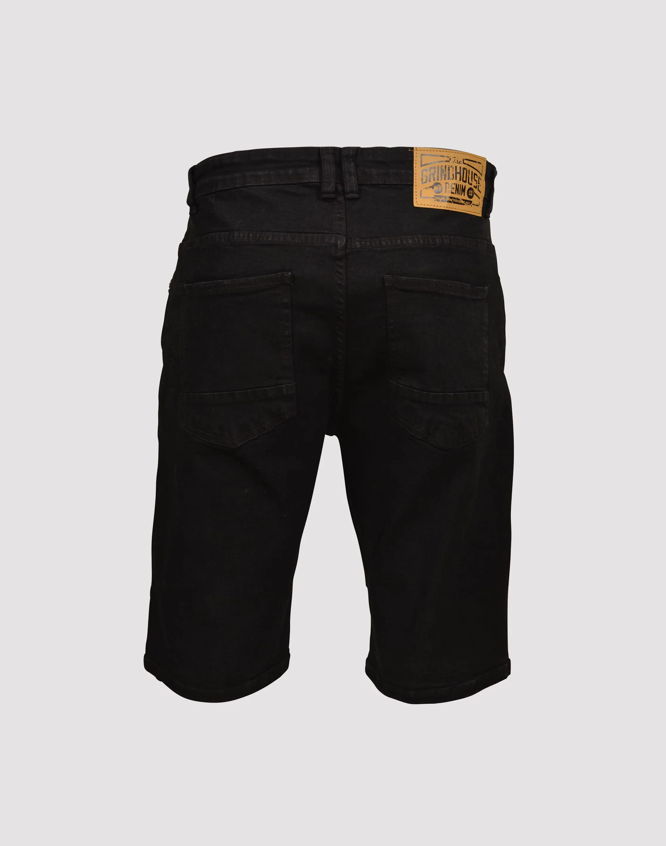 Grindhouse Angled Seam Denim Shorts
