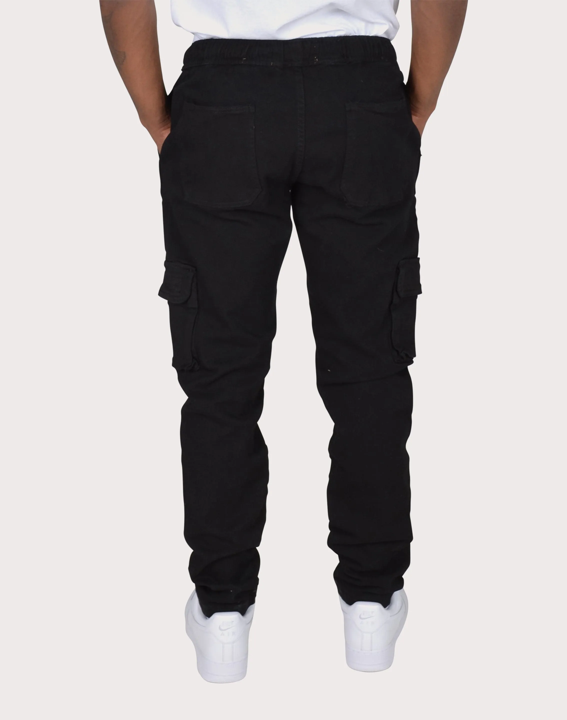 Grindhouse Black Cargo Twill Pants