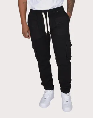 Grindhouse Black Cargo Twill Pants