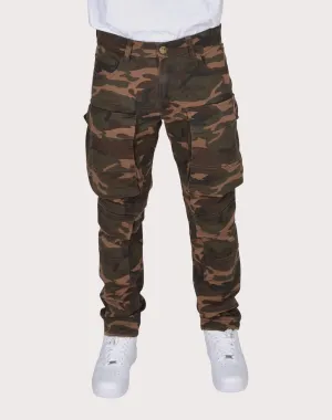 Grindhouse Camo Multi Cargo Pocket Pants