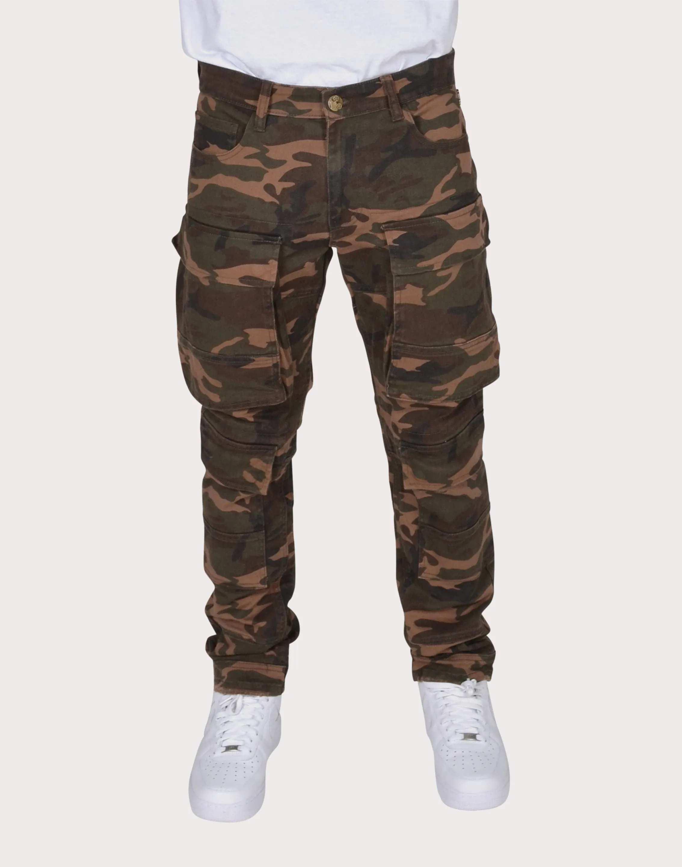 Grindhouse Camo Multi Cargo Pocket Pants