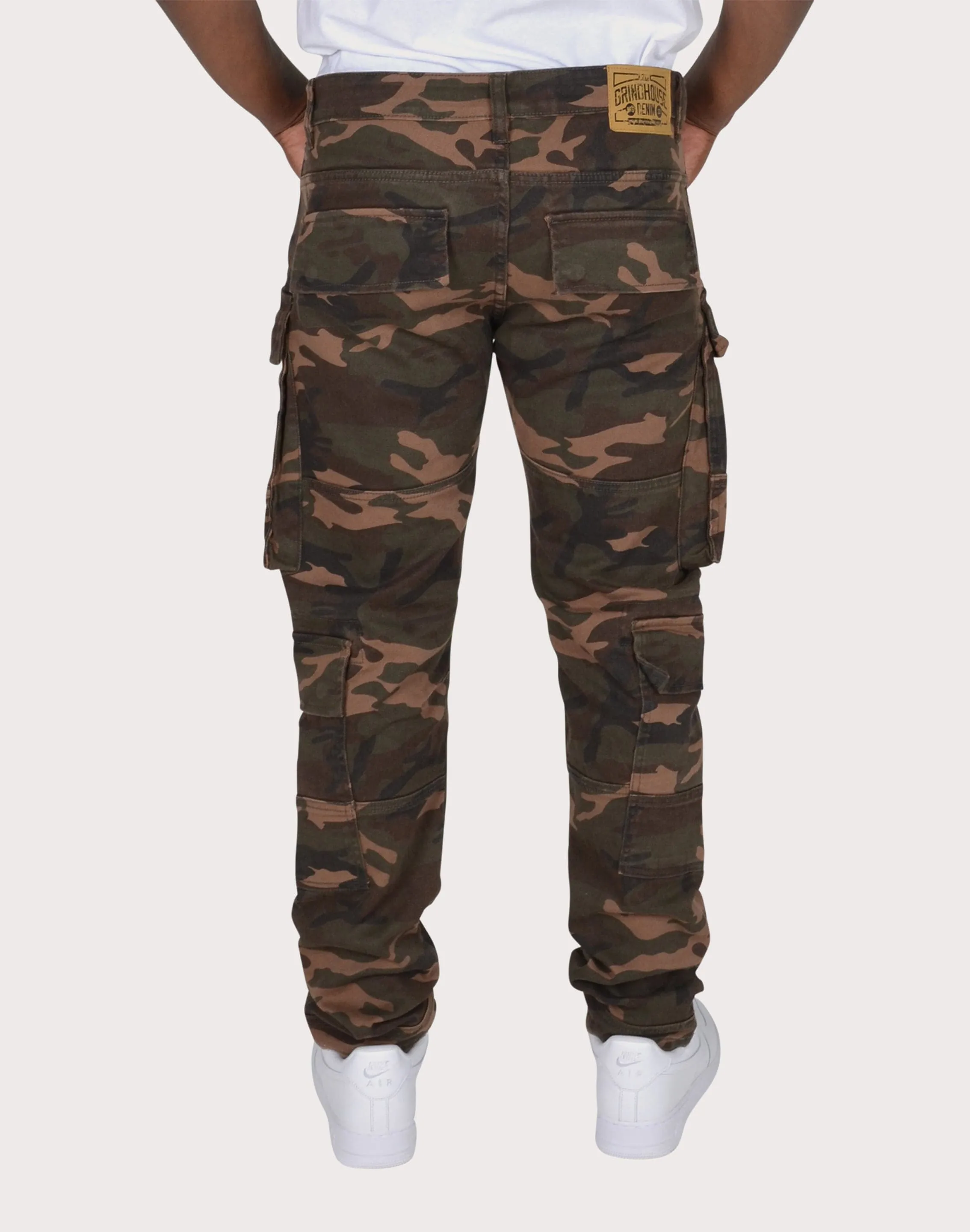 Grindhouse Camo Multi Cargo Pocket Pants
