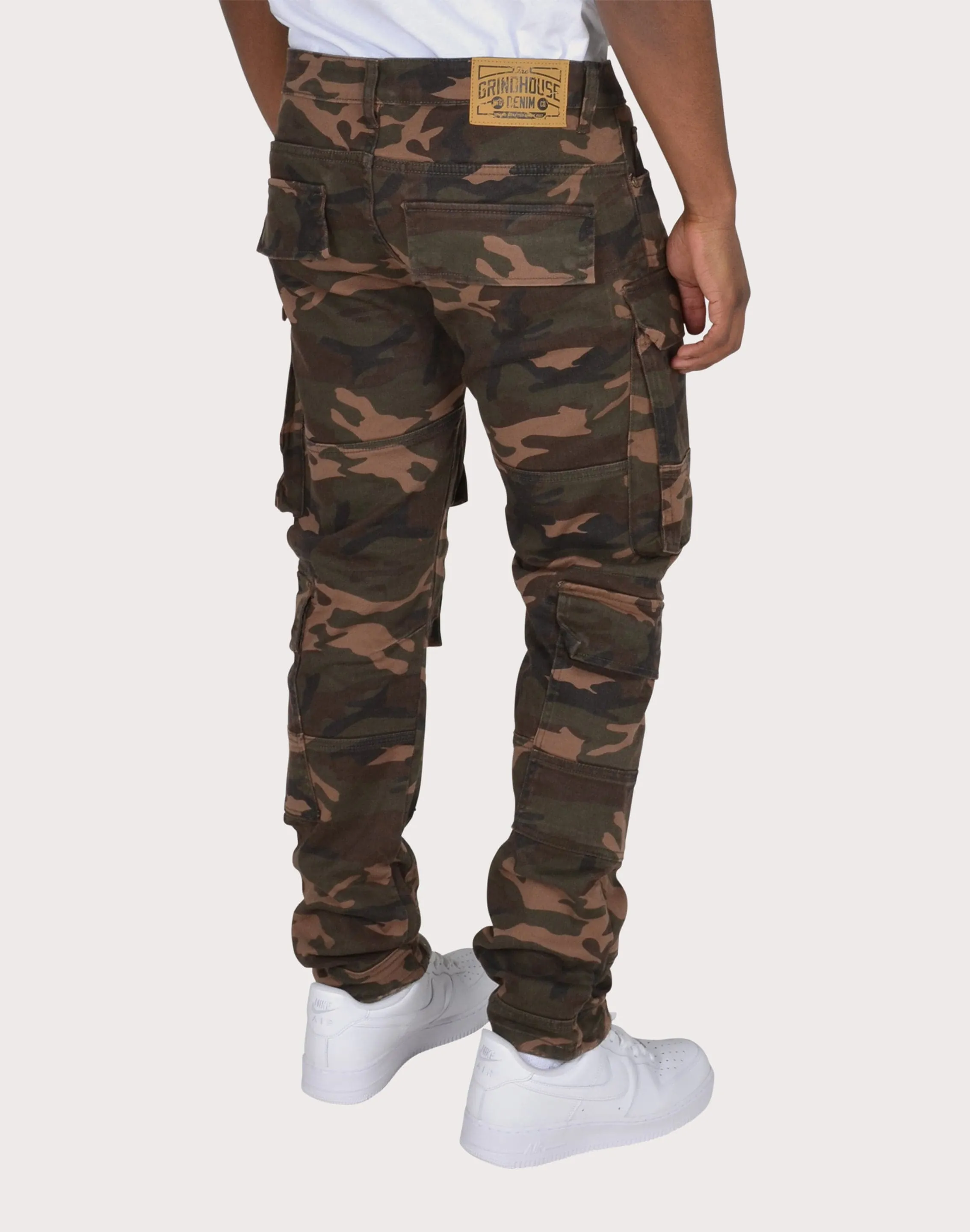 Grindhouse Camo Multi Cargo Pocket Pants