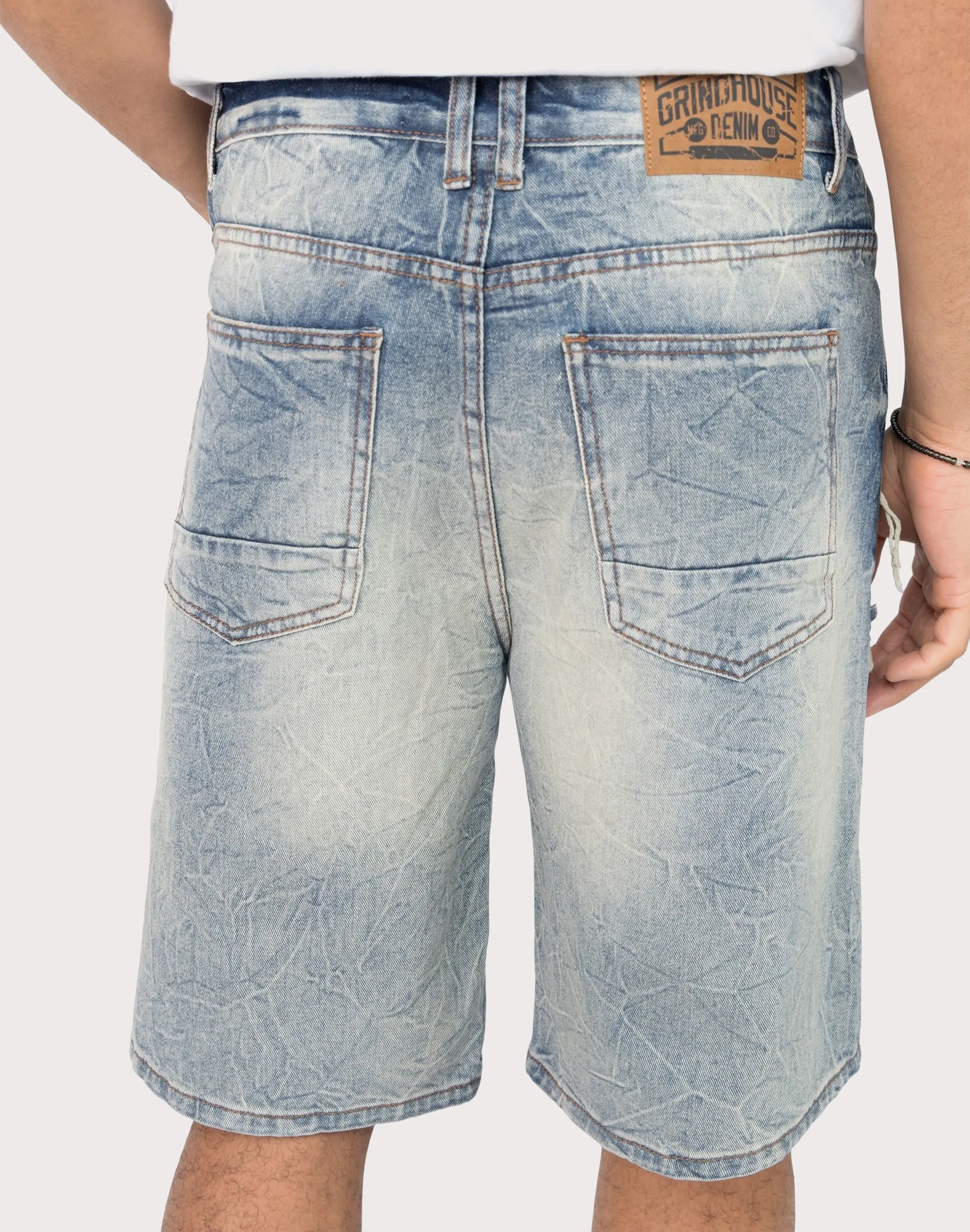 Grindhouse Extreme Rip Denim Shorts