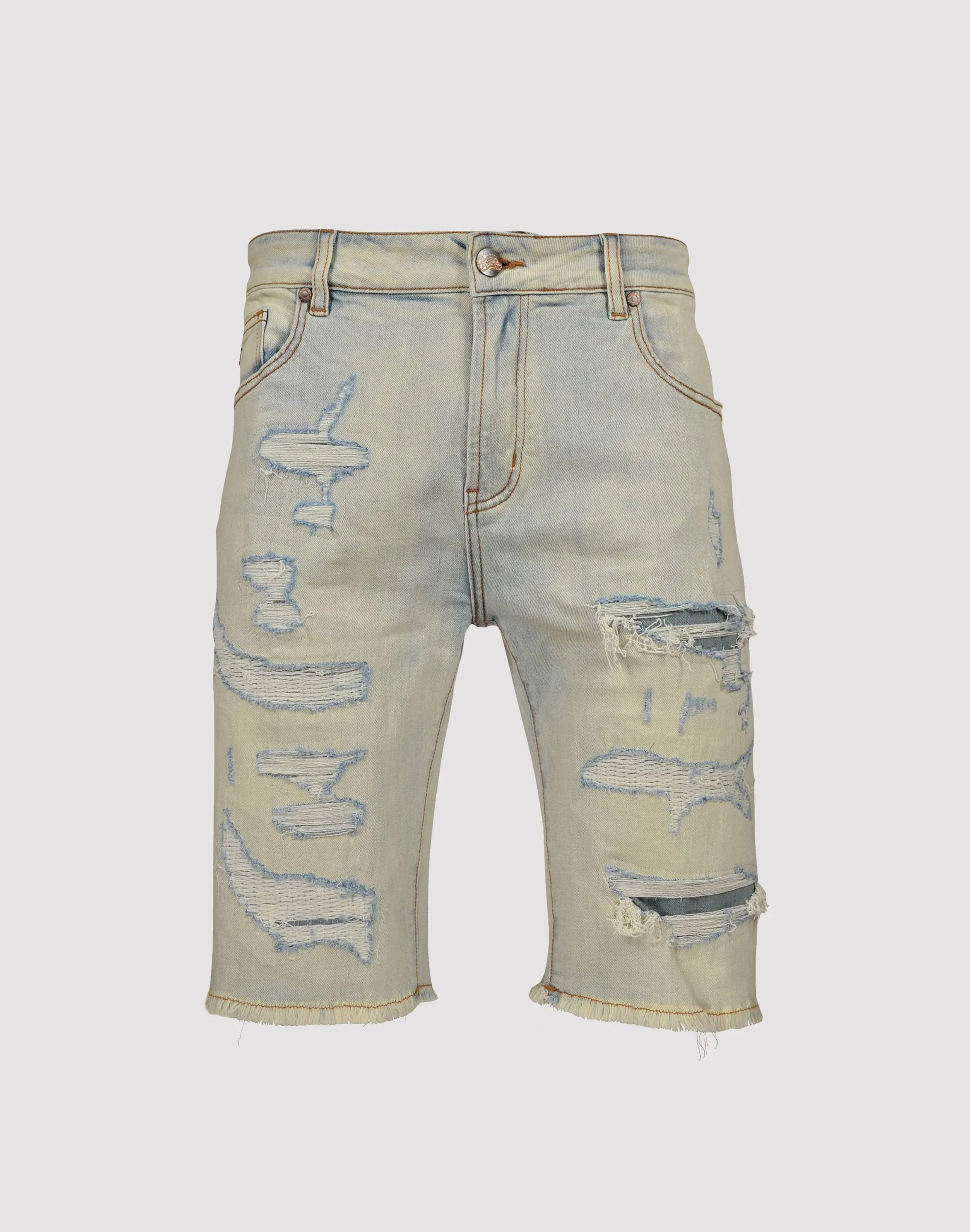 Grindhouse Extreme Rip Denim Shorts