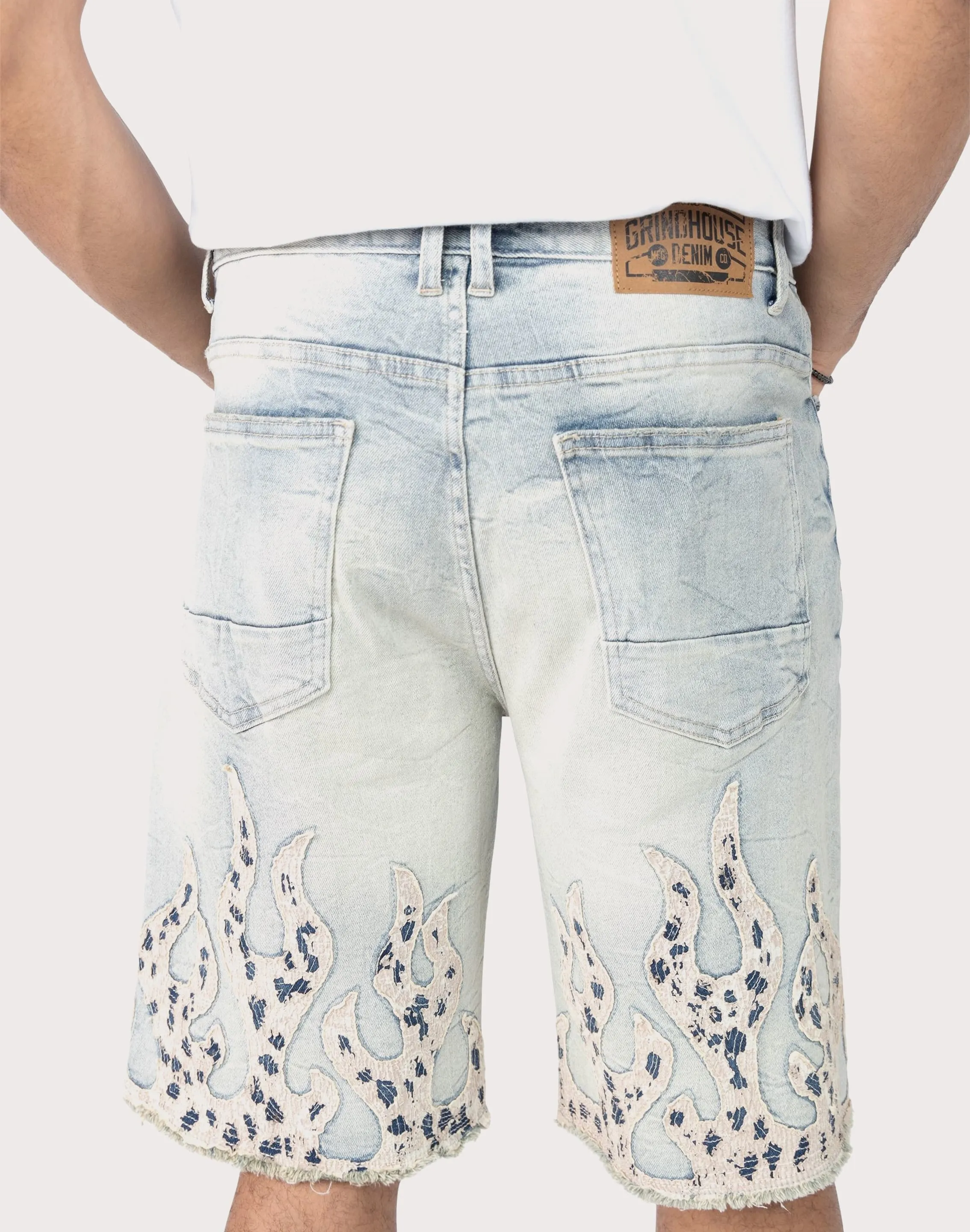 Grindhouse Fray Flame Shorts