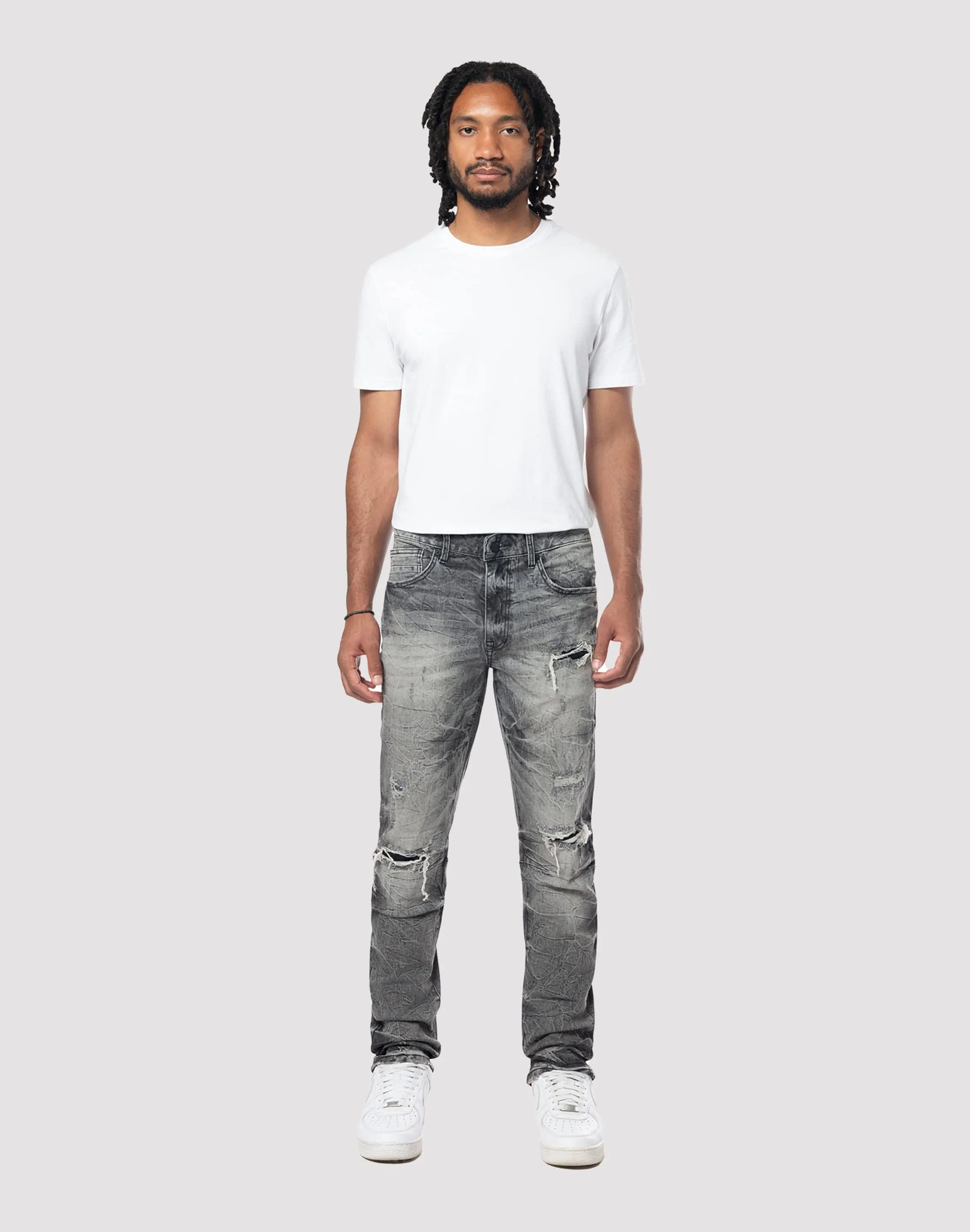Grindhouse Lightning Effect Slim Fit Eris Jean