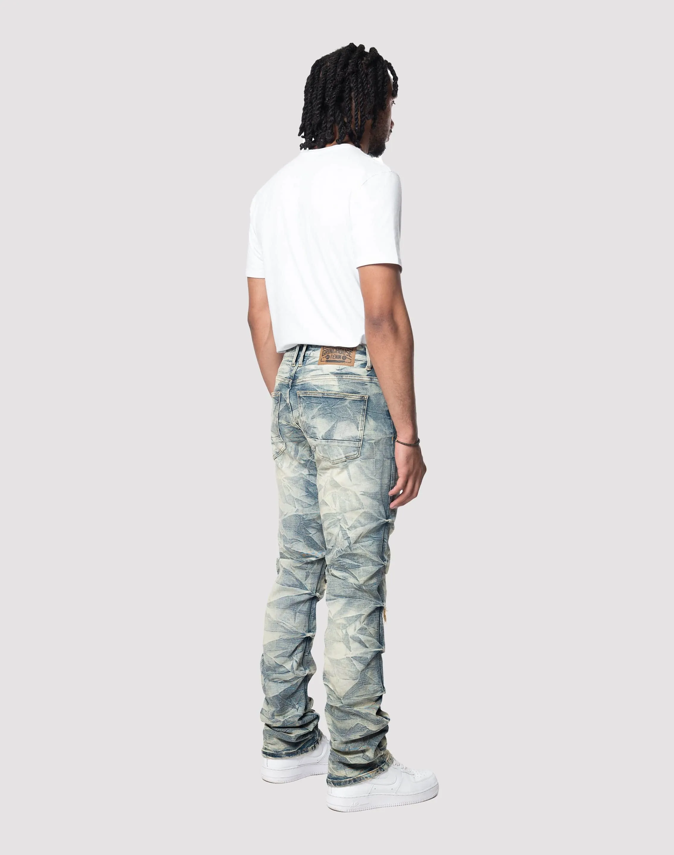 Grindhouse Lightning Effect Toasted Denim Jean