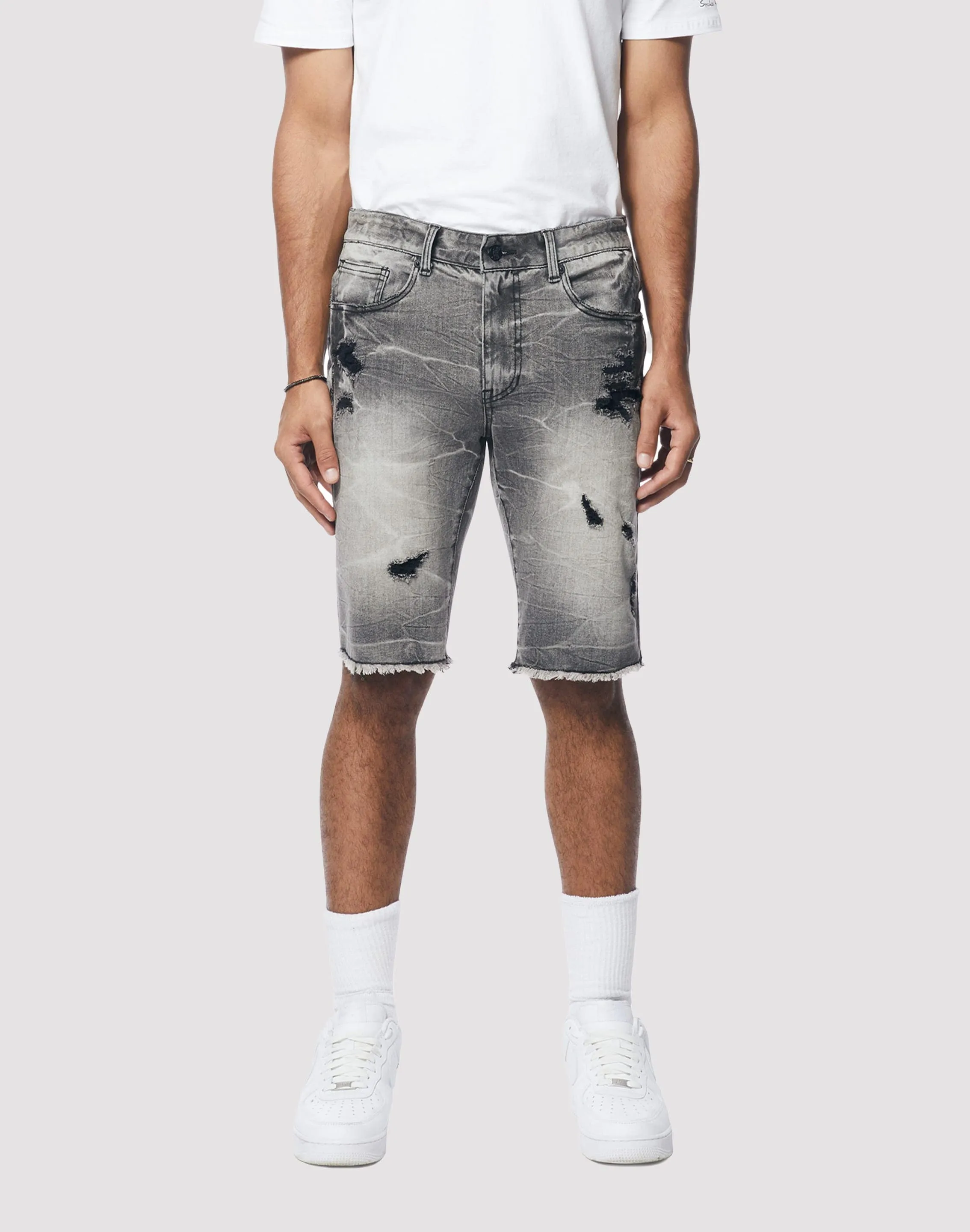 Grindhouse Lightning Essentials Denim Black Shorts
