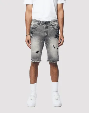 Grindhouse Lightning Essentials Denim Black Shorts