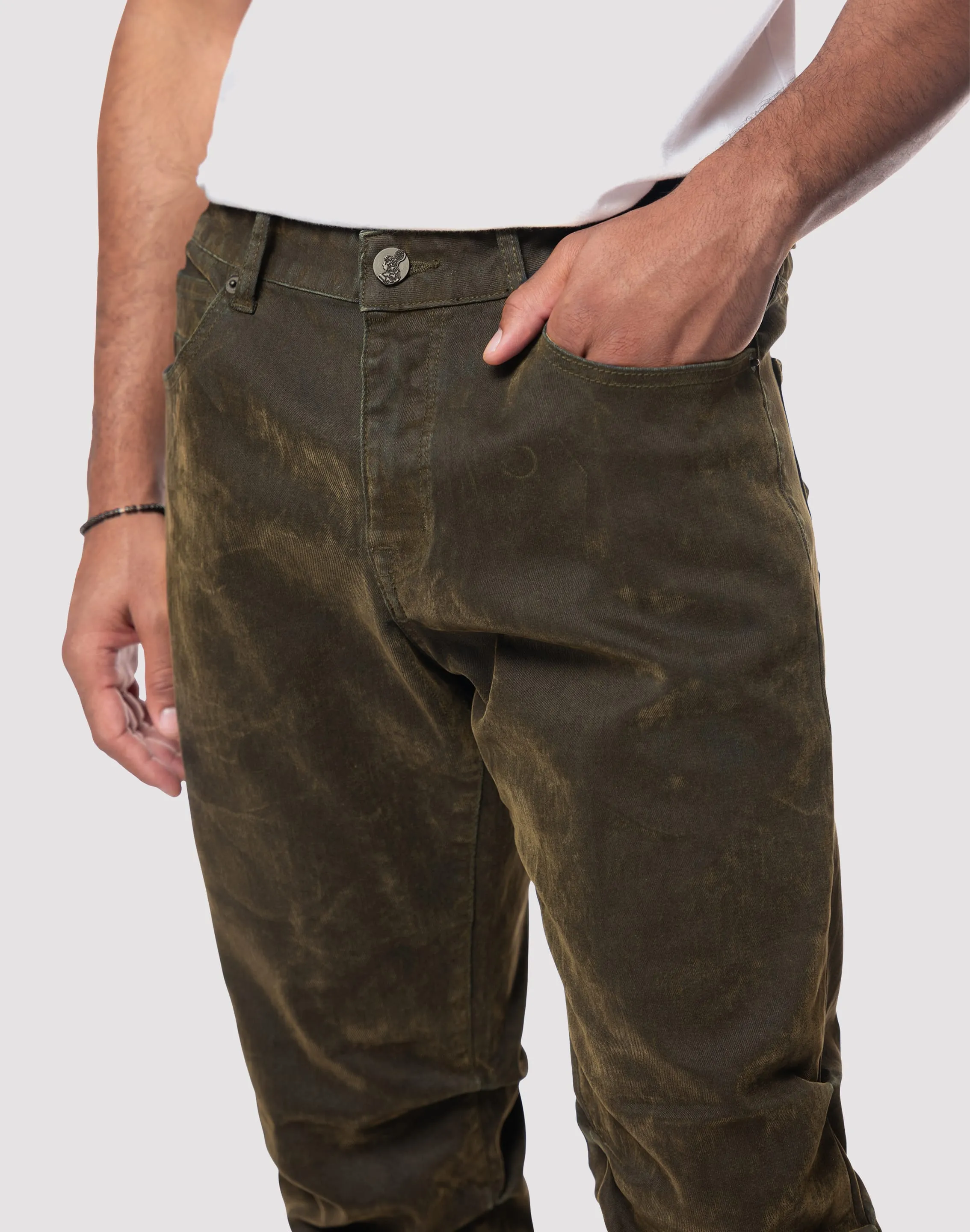 Grindhouse Merino Flocked Slim Fit Jeans