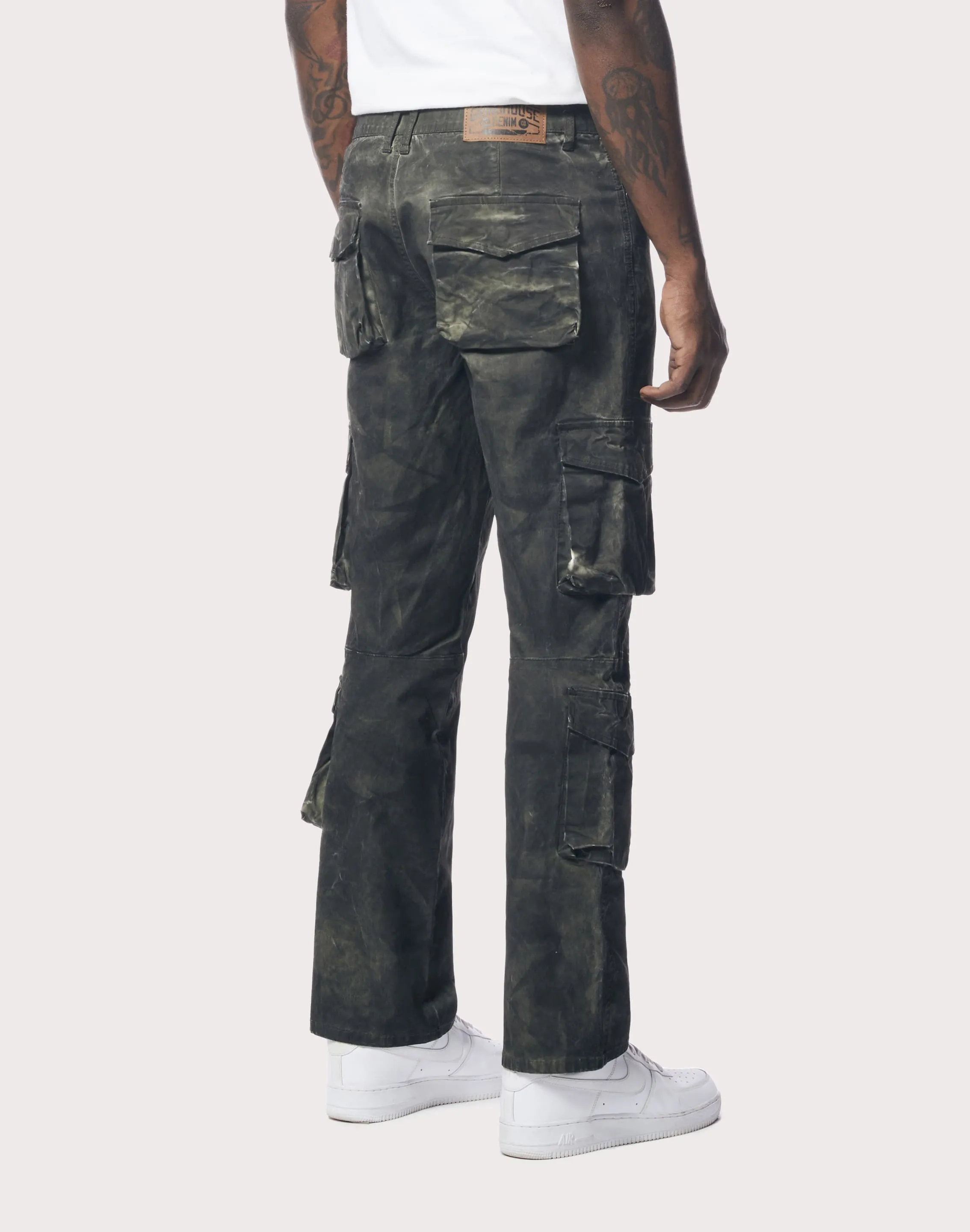 Grindhouse Multi Cargo Twill Green Pants