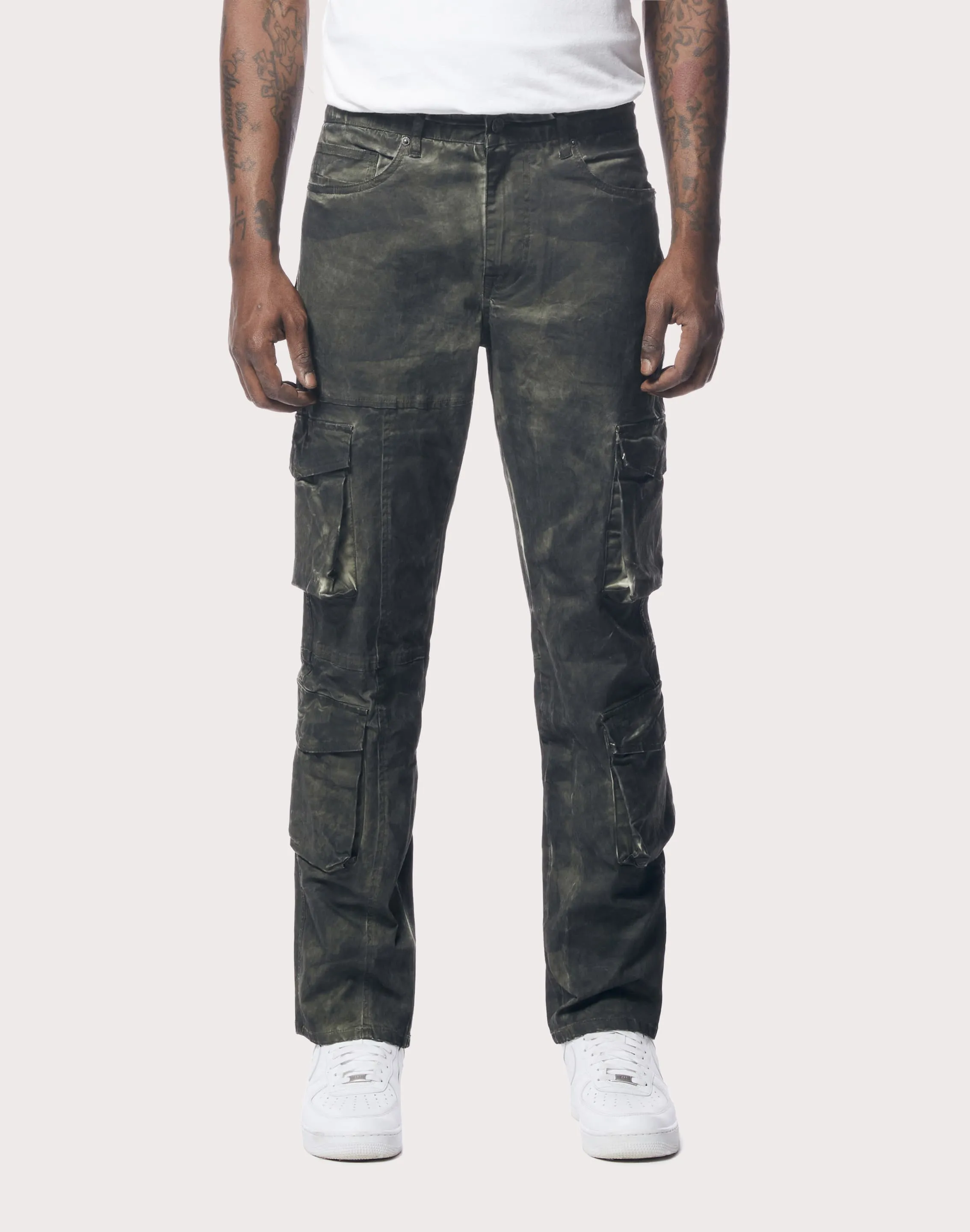 Grindhouse Multi Cargo Twill Green Pants