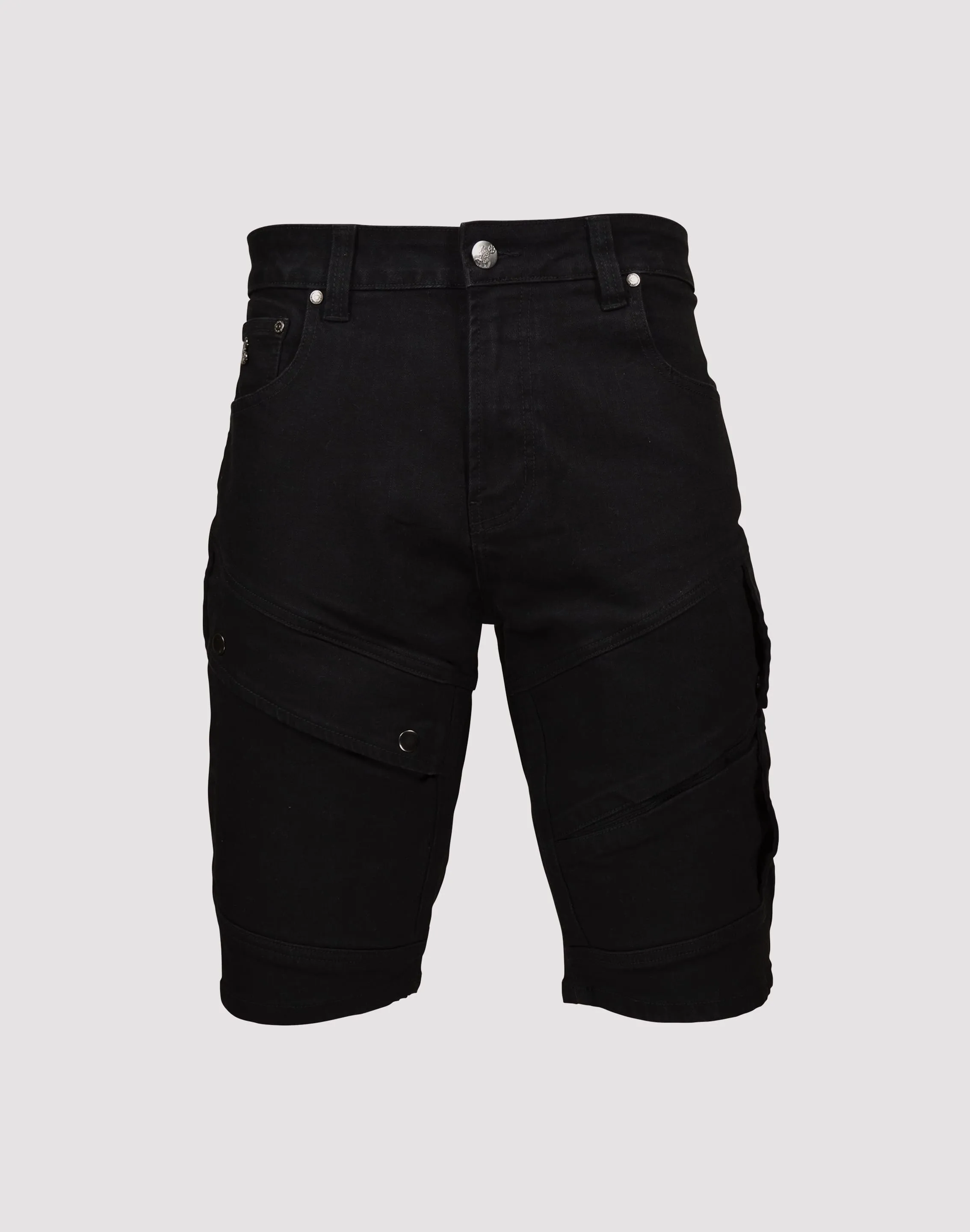 Grindhouse Multi Pocket Black Shorts