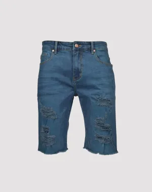 Grindhouse Overspray Denim Shorts