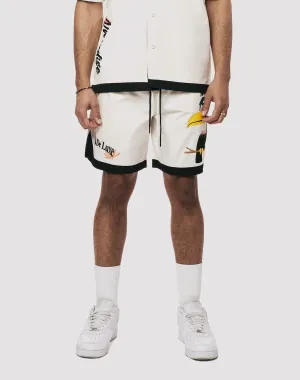 Grindhouse Parrot Resort Twill Chalk Short