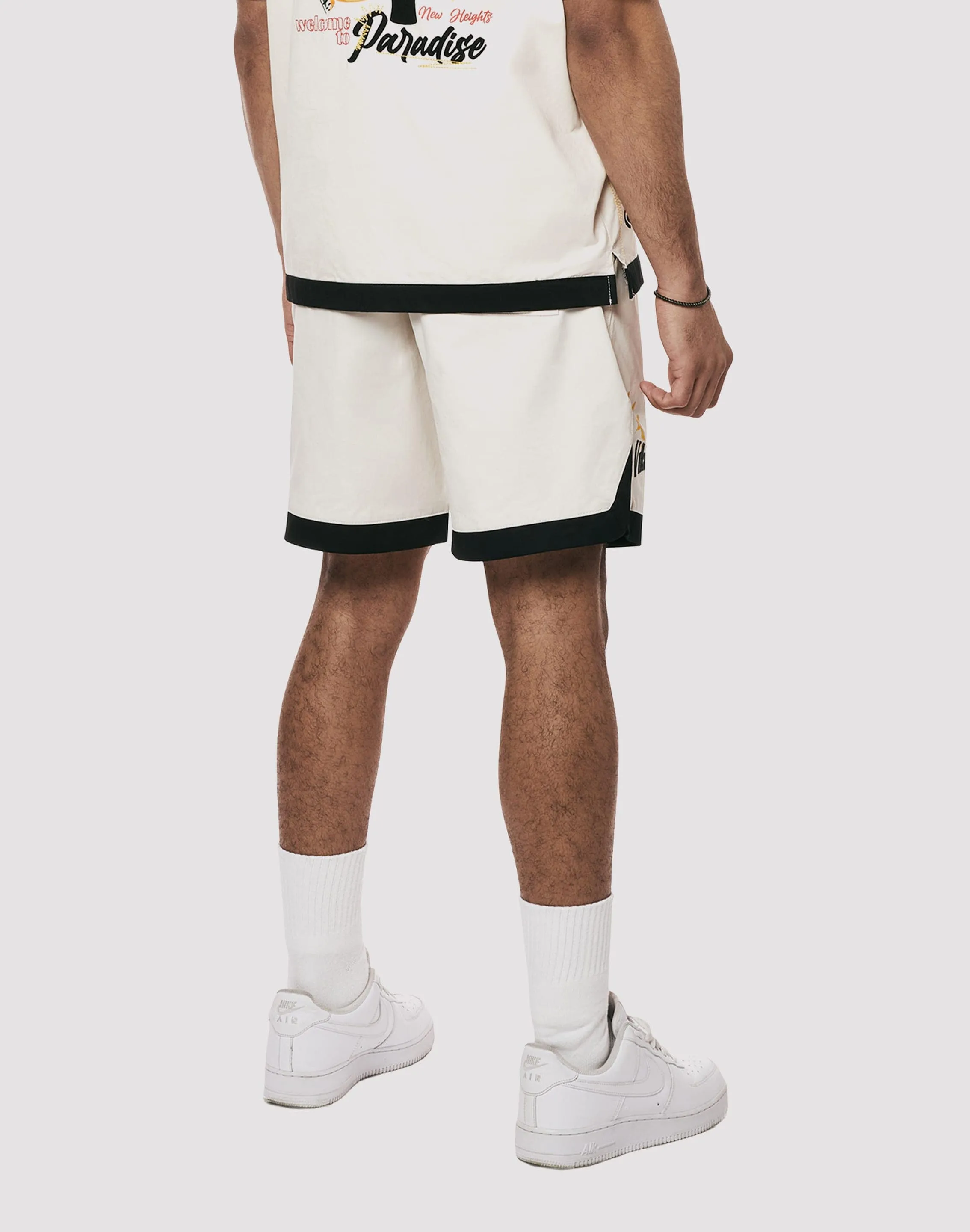 Grindhouse Parrot Resort Twill Chalk Short