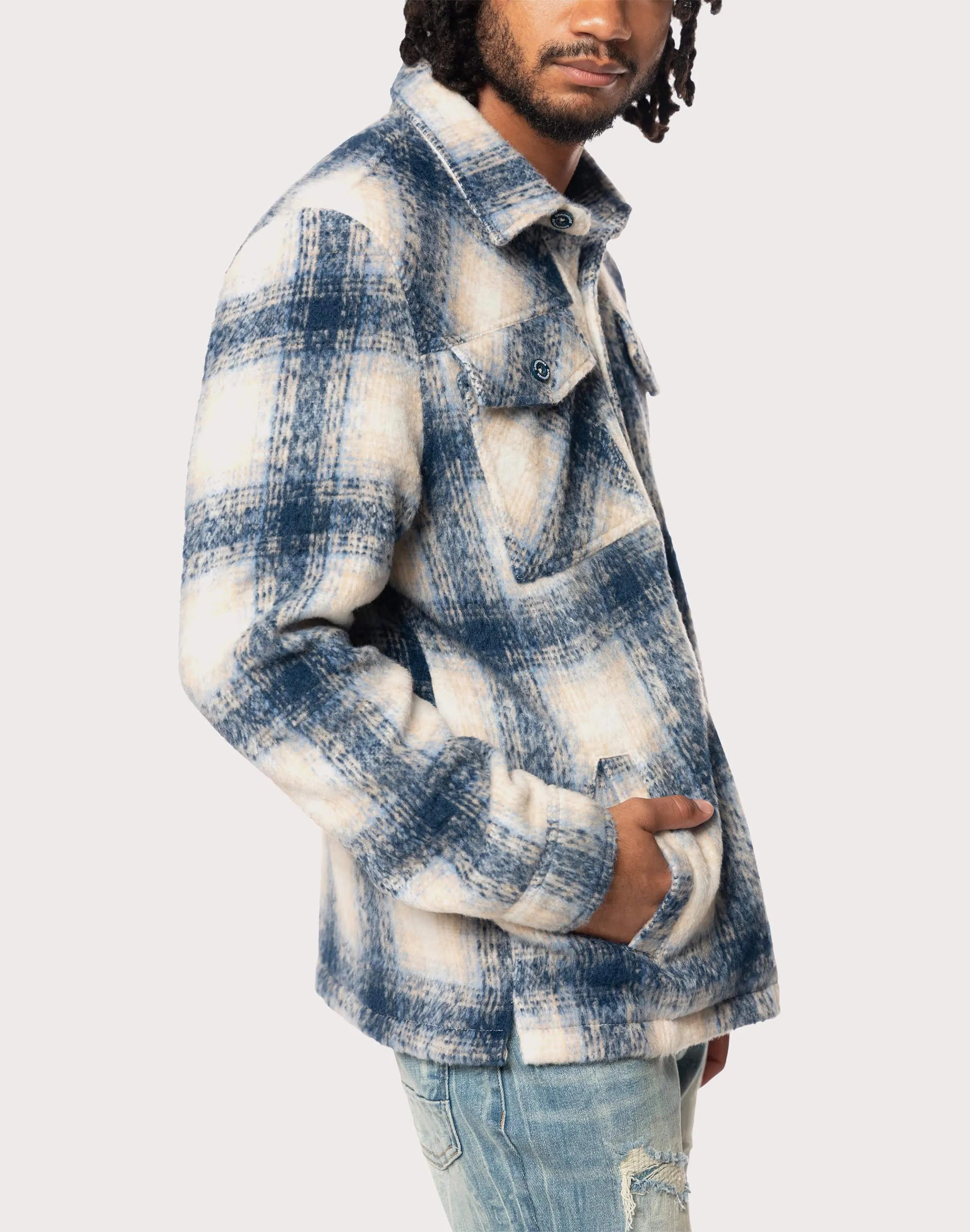 Grindhouse Plaid Oceana Overshirt