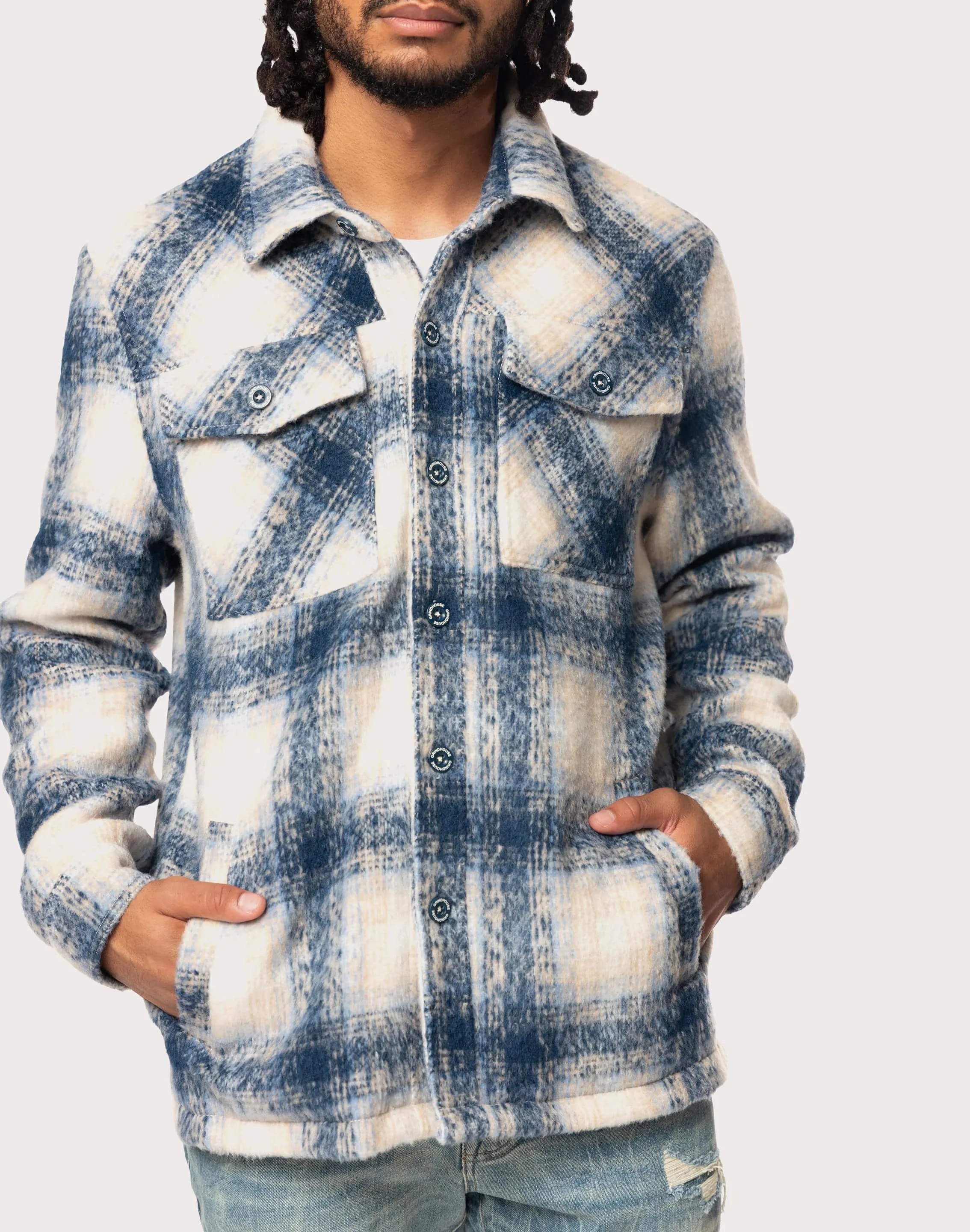 Grindhouse Plaid Oceana Overshirt