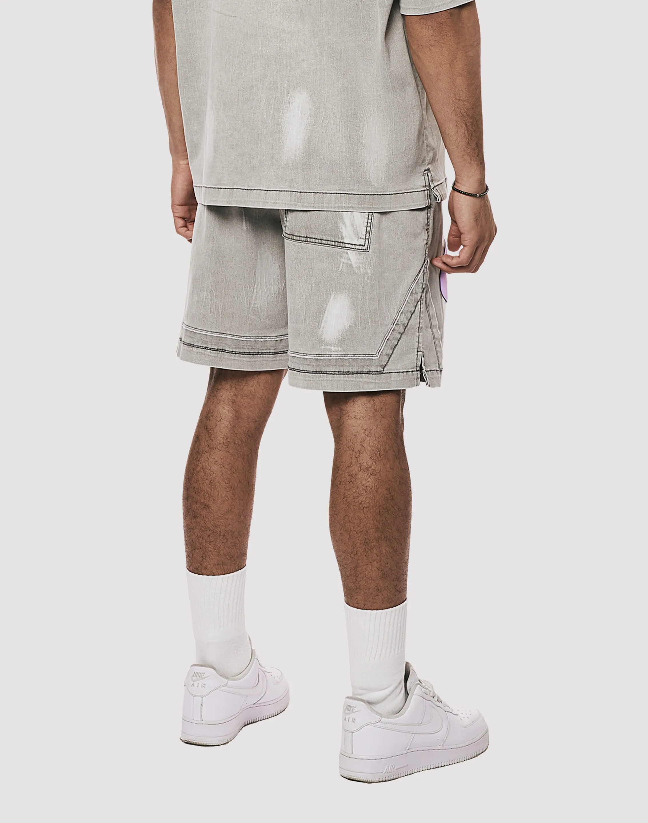 Grindhouse Puff Print Shorts