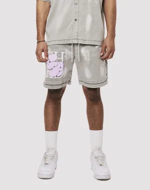 Grindhouse Puff Print Shorts