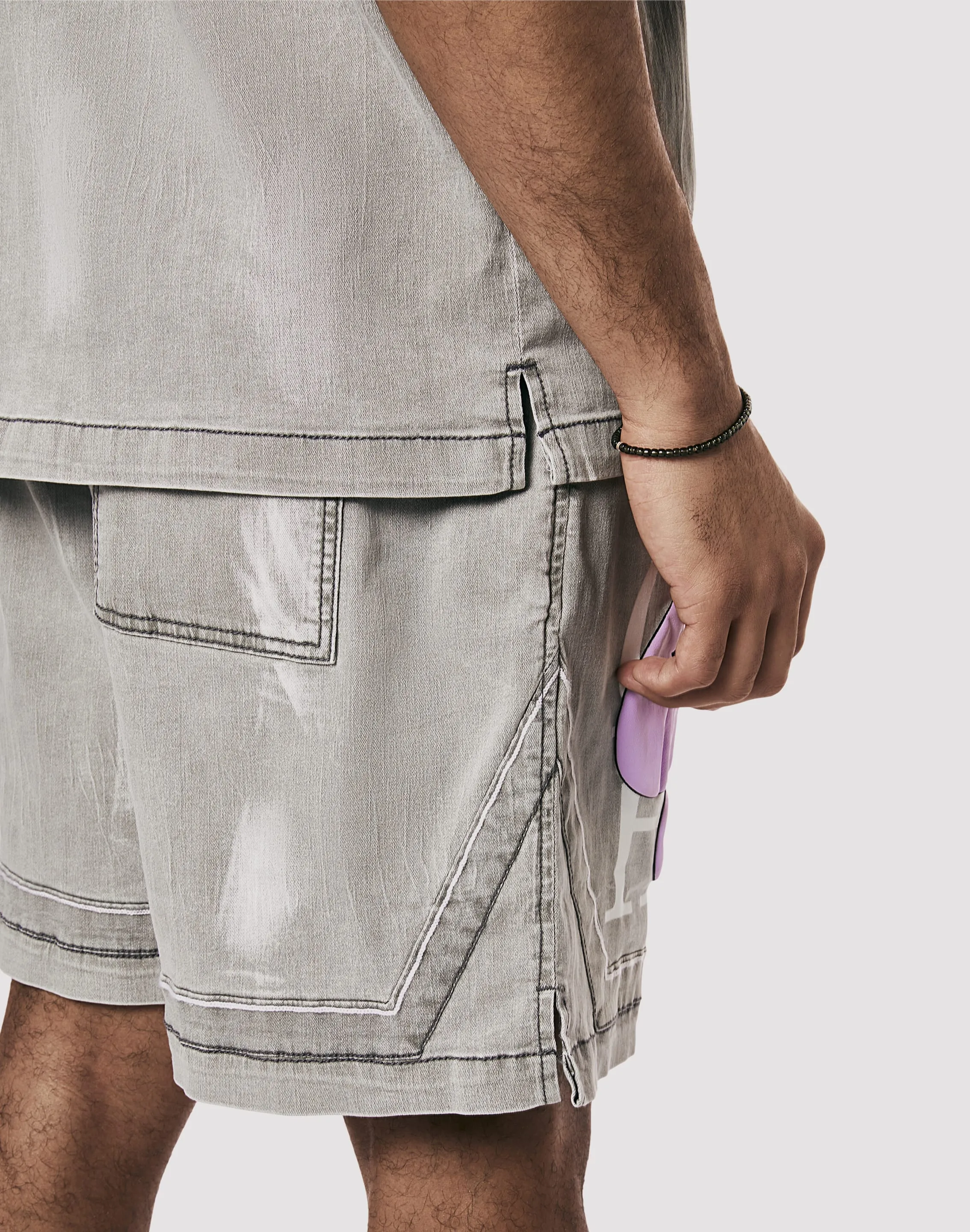 Grindhouse Puff Print Shorts