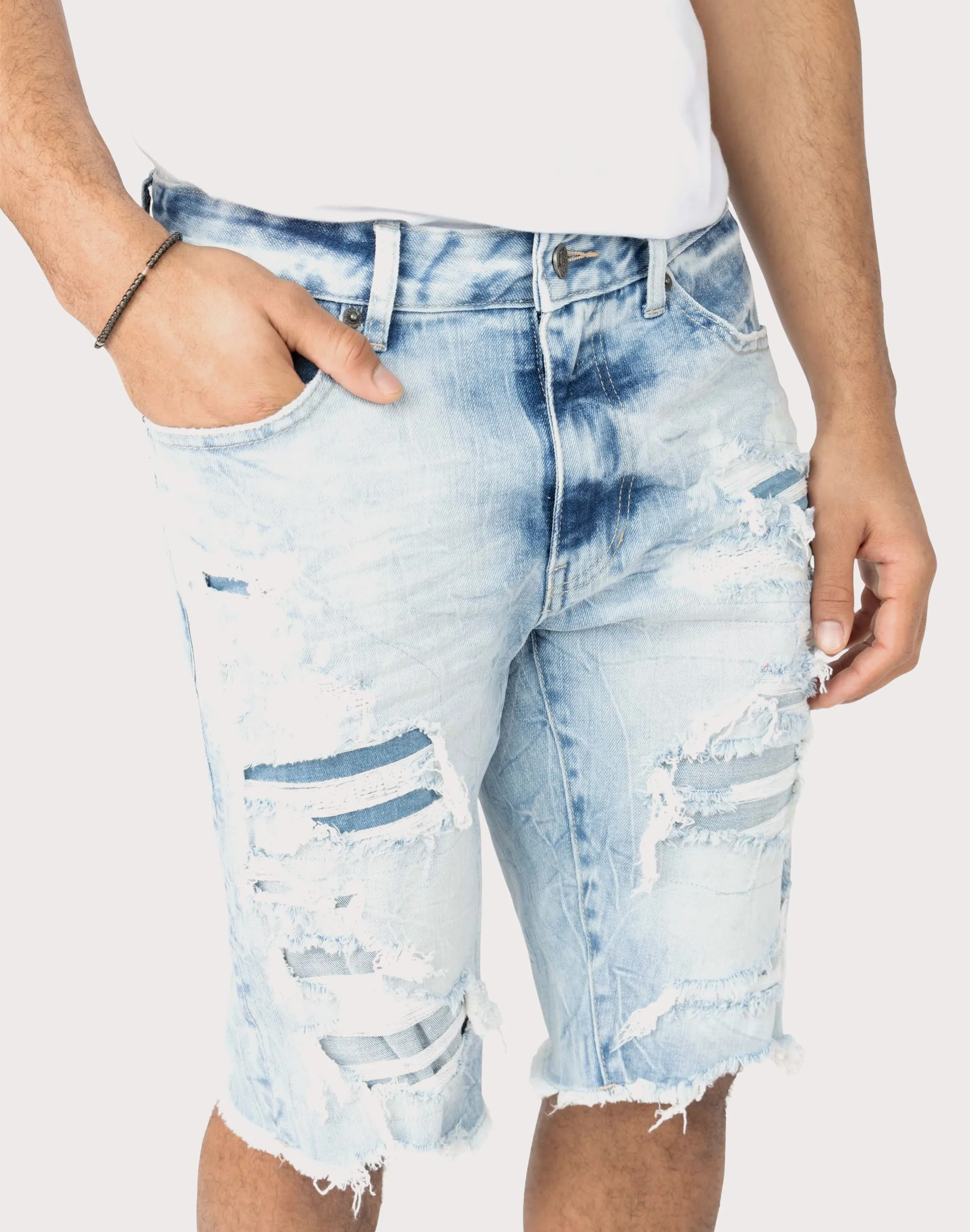 Grindhouse Rip N Repair Denim Shorts