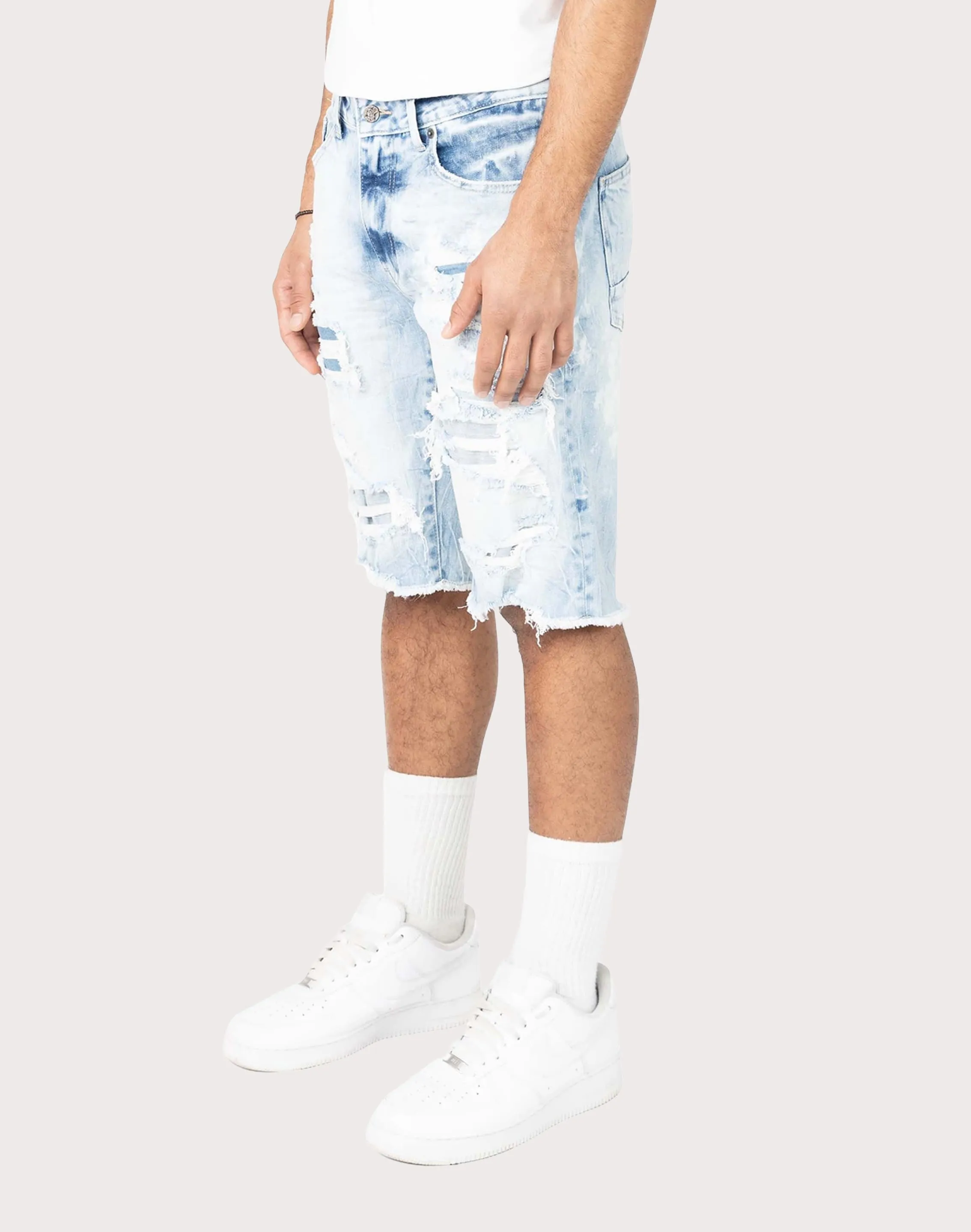 Grindhouse Rip N Repair Denim Shorts