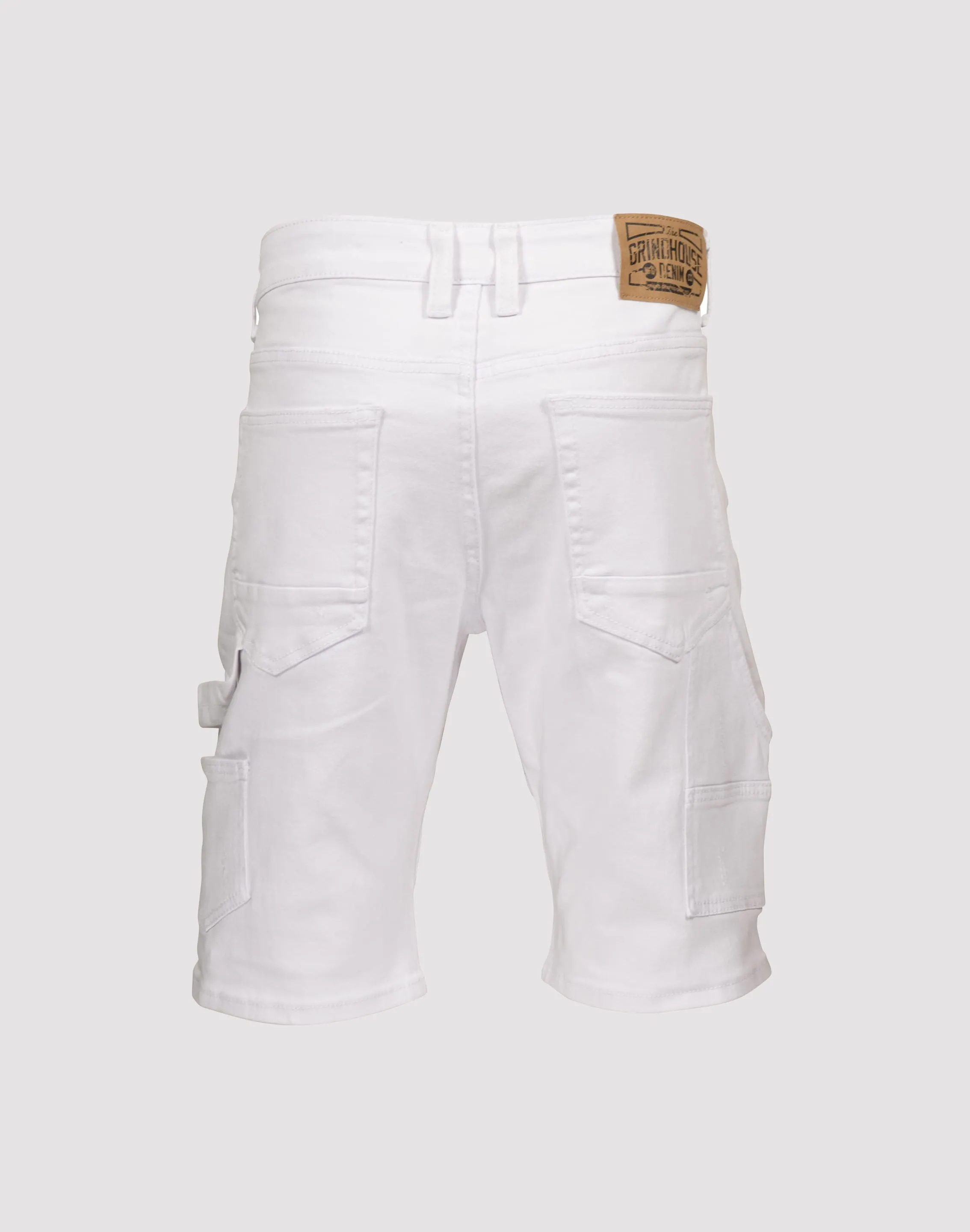 Grindhouse Rip N Repair White Shorts