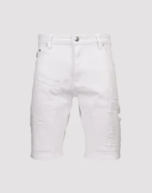Grindhouse Rip N Repair White Shorts