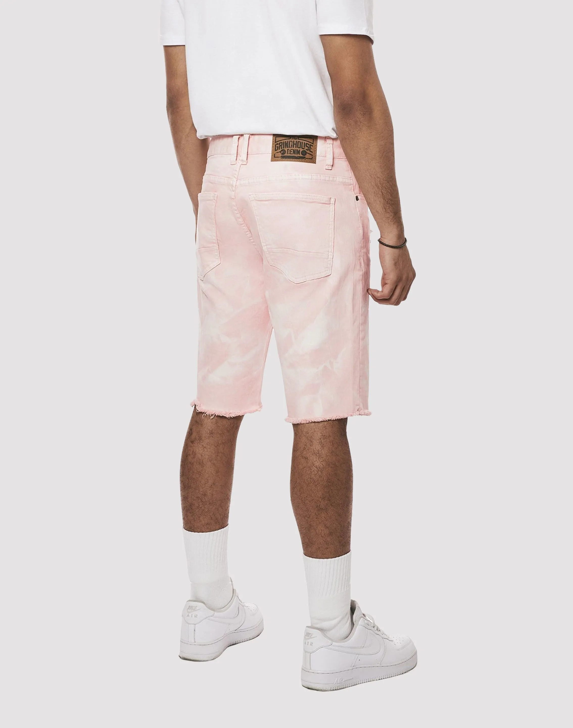 Grindhouse Rip N Tear Pink Denim Shorts