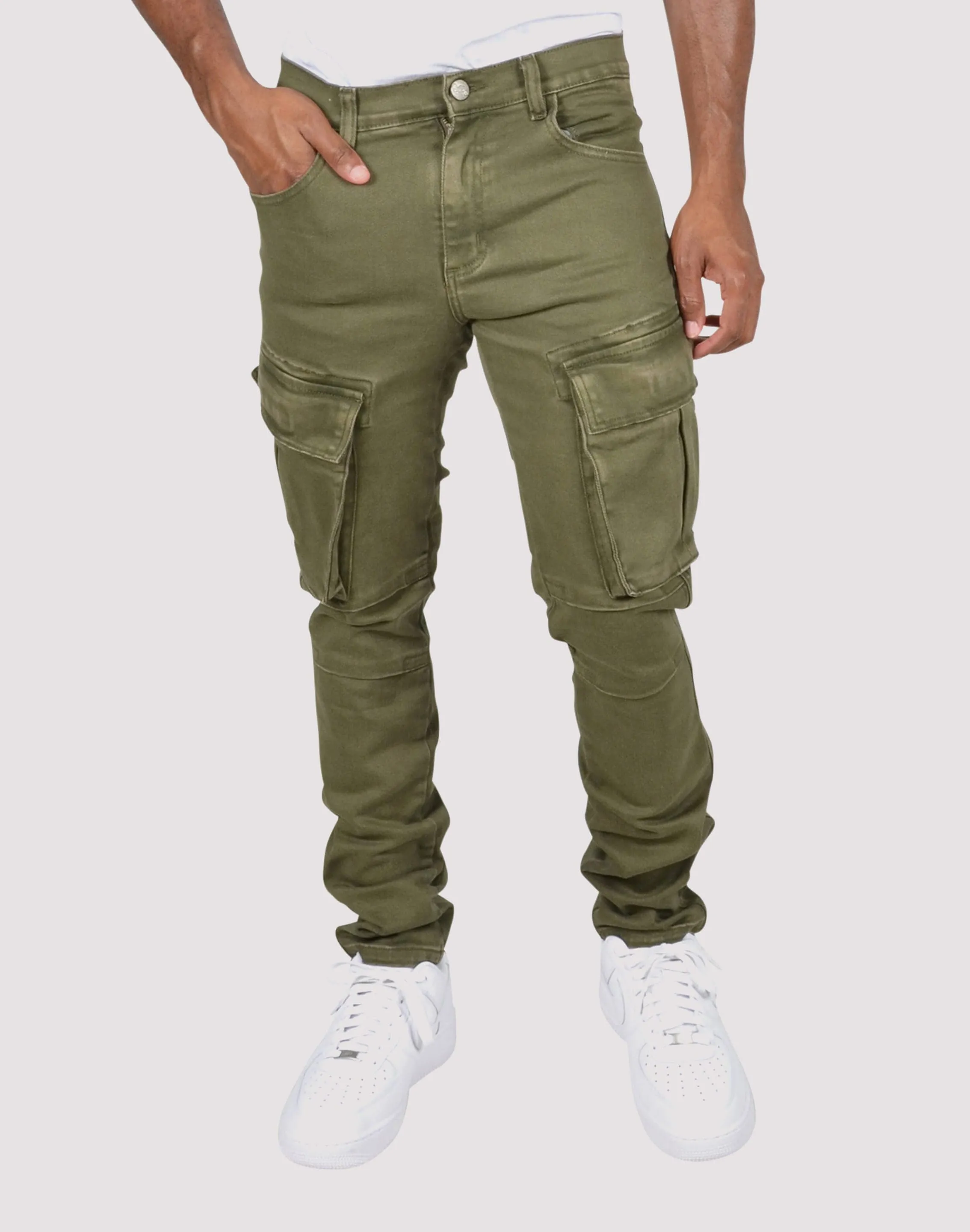 Grindhouse Side Cargo Pocket Denim Jeans