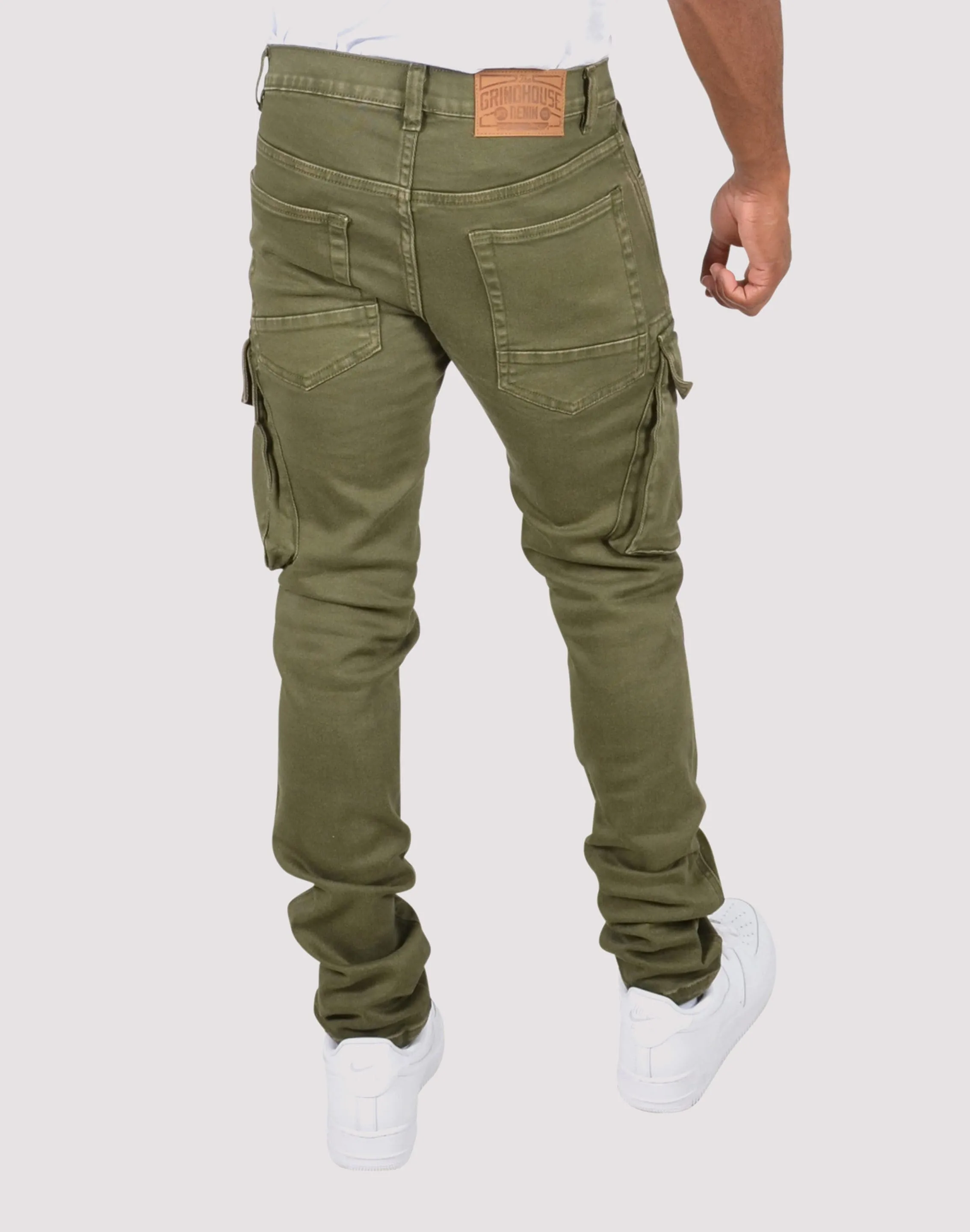 Grindhouse Side Cargo Pocket Denim Jeans