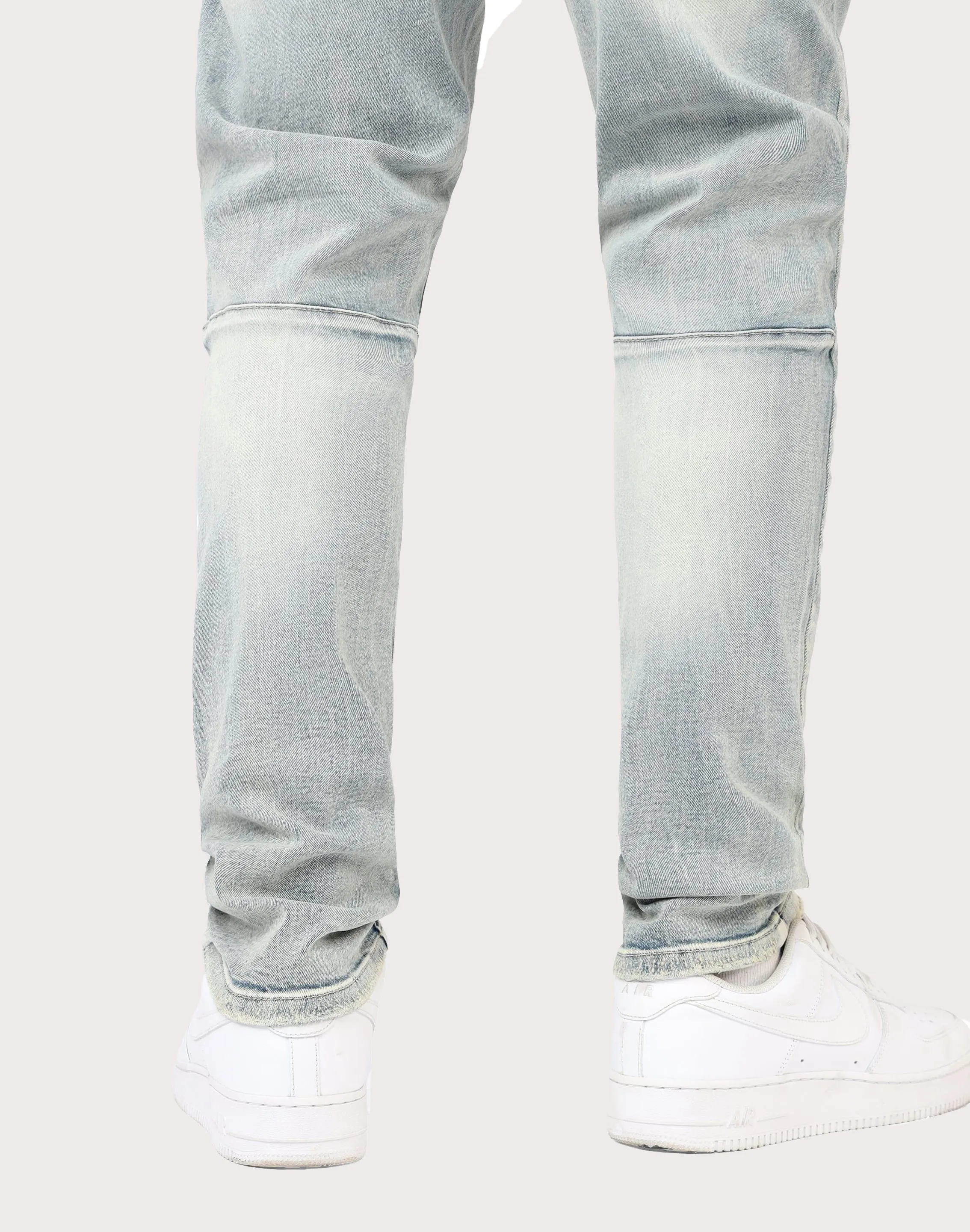 Grindhouse Slim Fit Taper Vintage Denim Jeans
